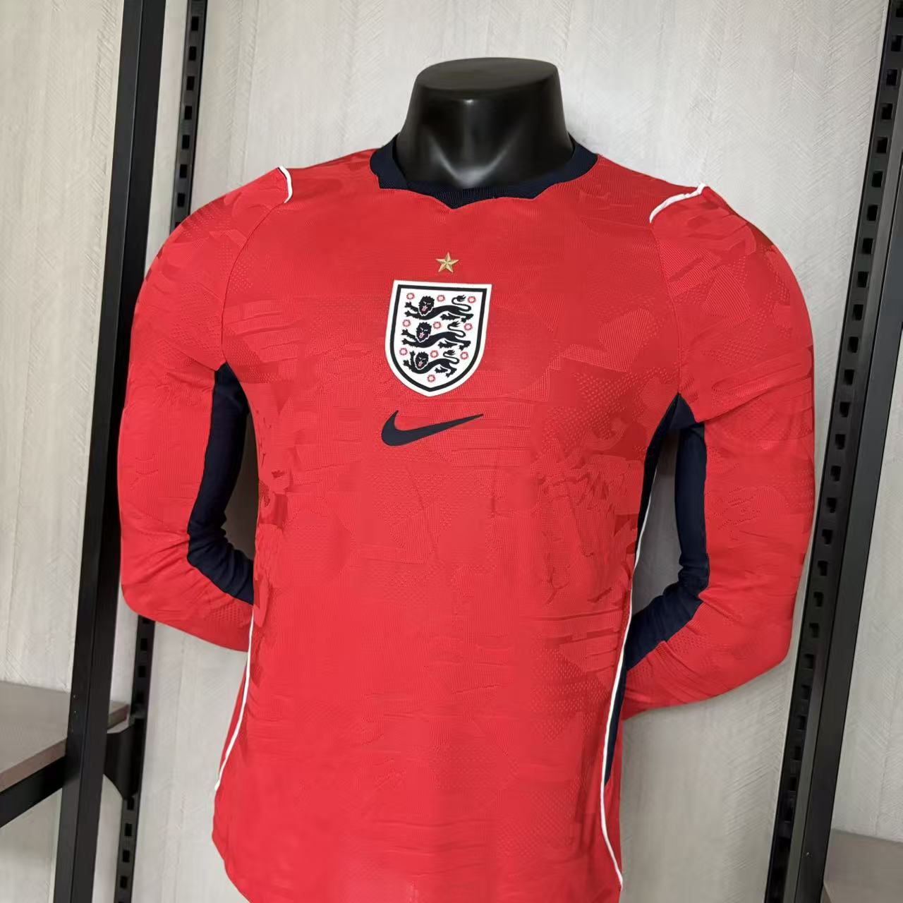 2026 Player Version Long Sleeve England Away Jersey