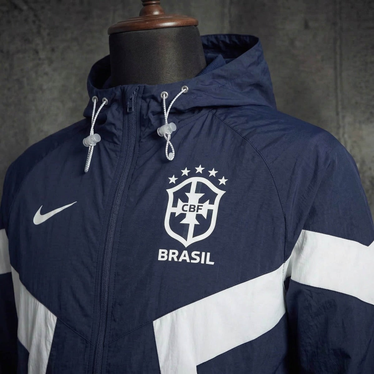 2026 Brazil Royal Blue Windbreaker