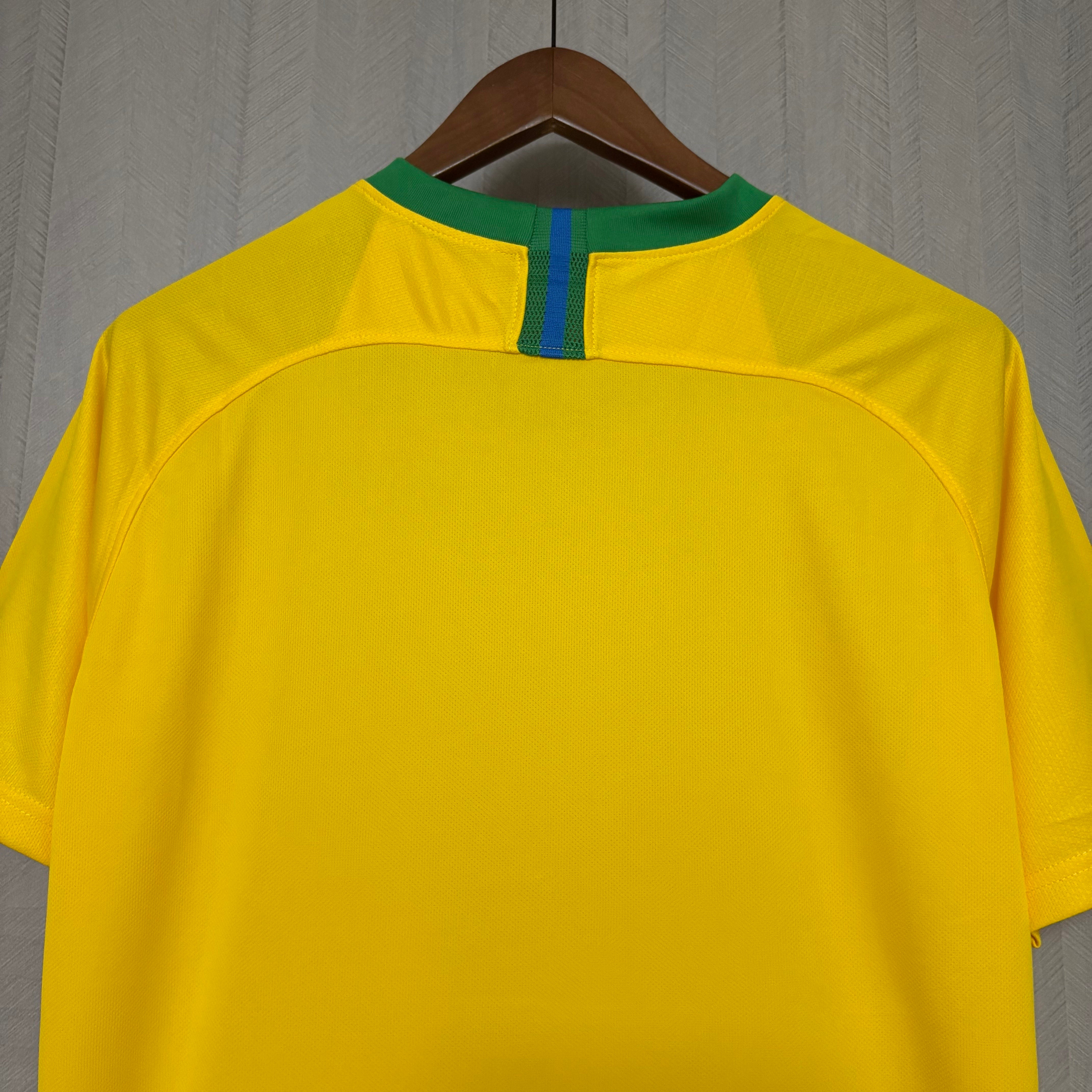 Brazil Retro Home Jersey 2018