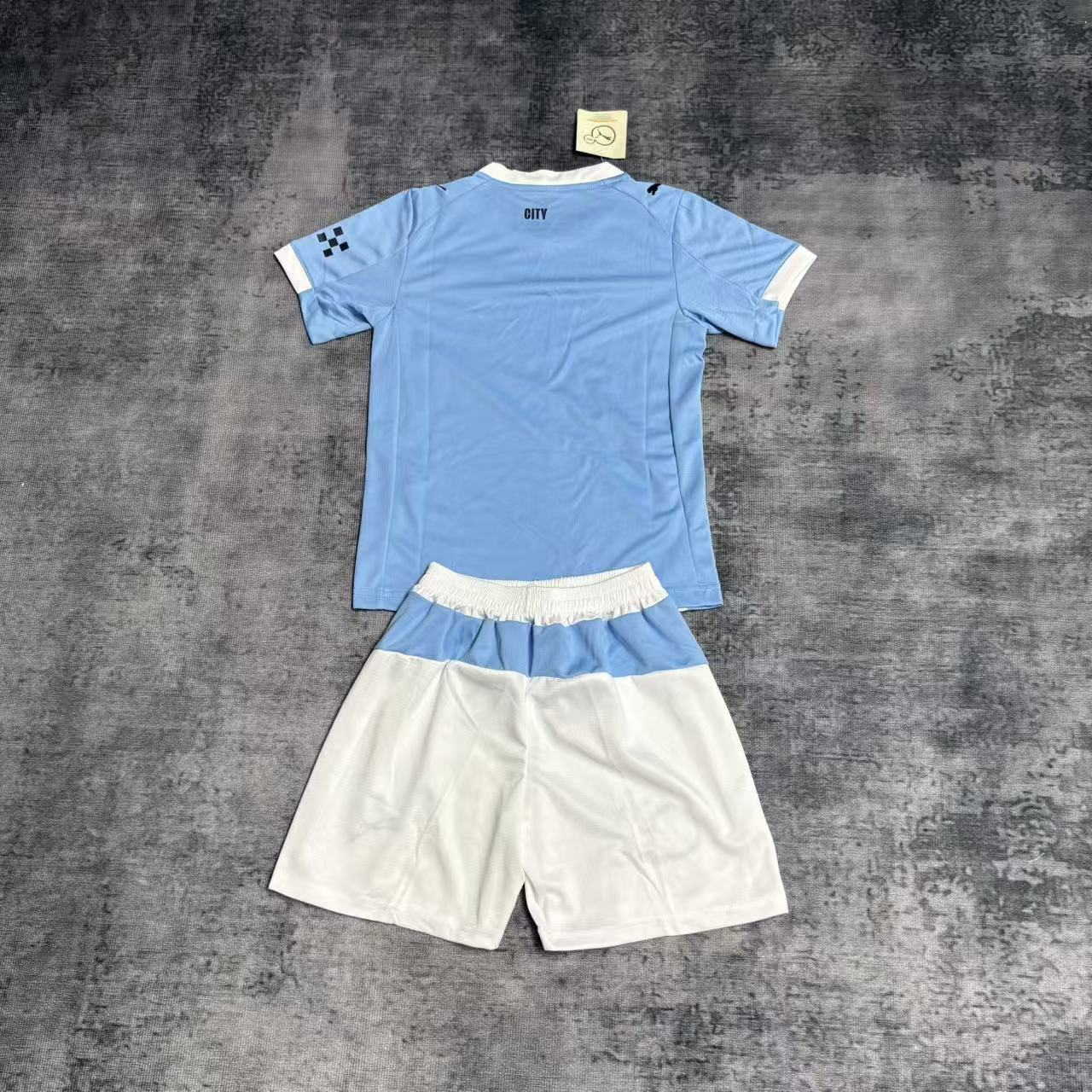 Kids 2025/26 Manchester City Home Jersey