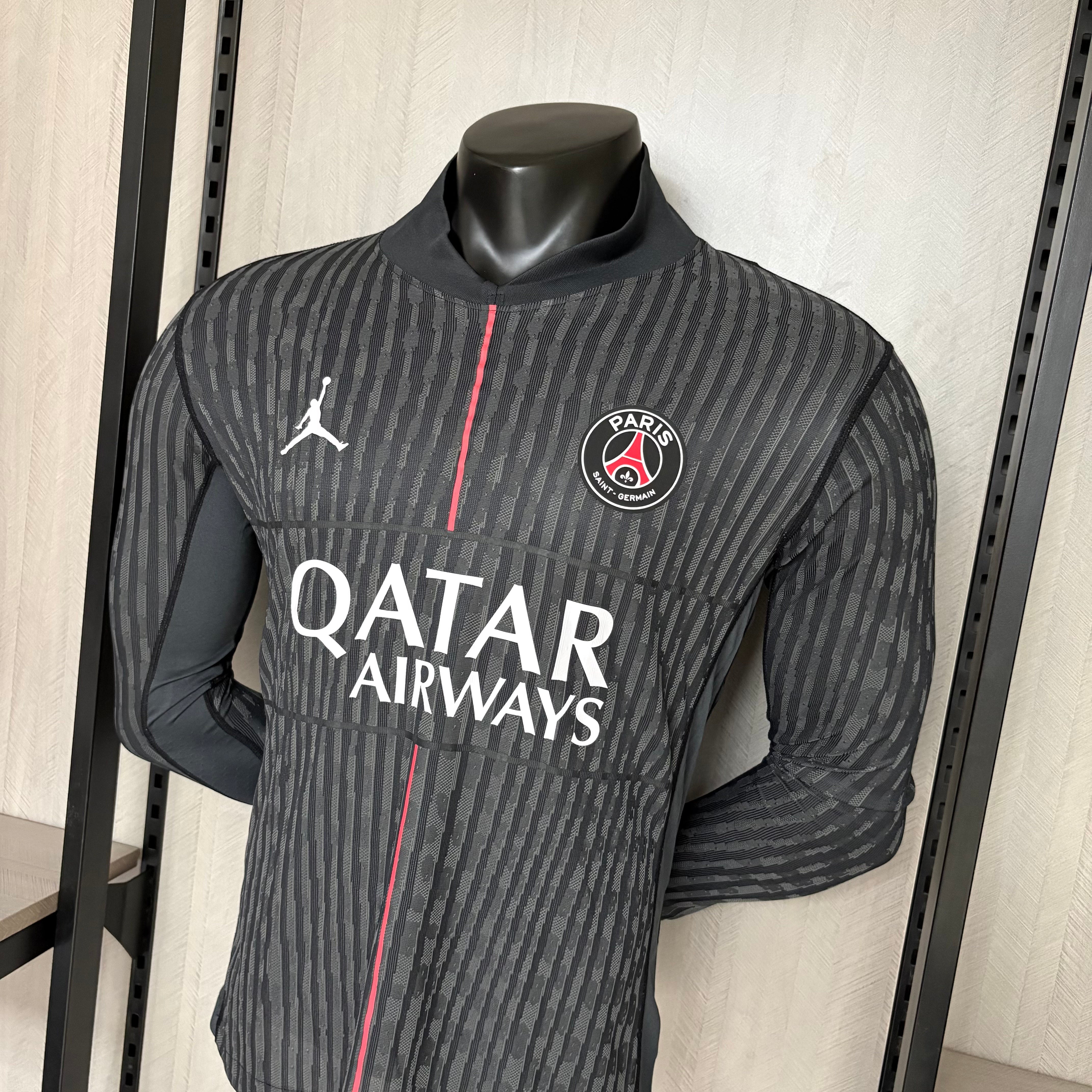 Player version long-sleeved 2025/26 PSG IIII Jersey