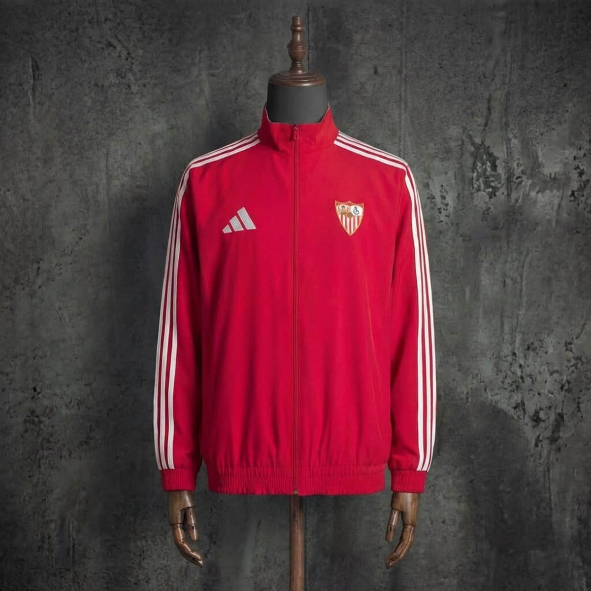 2026 Athletic Bilbao Red and White Reversible Windbreaker