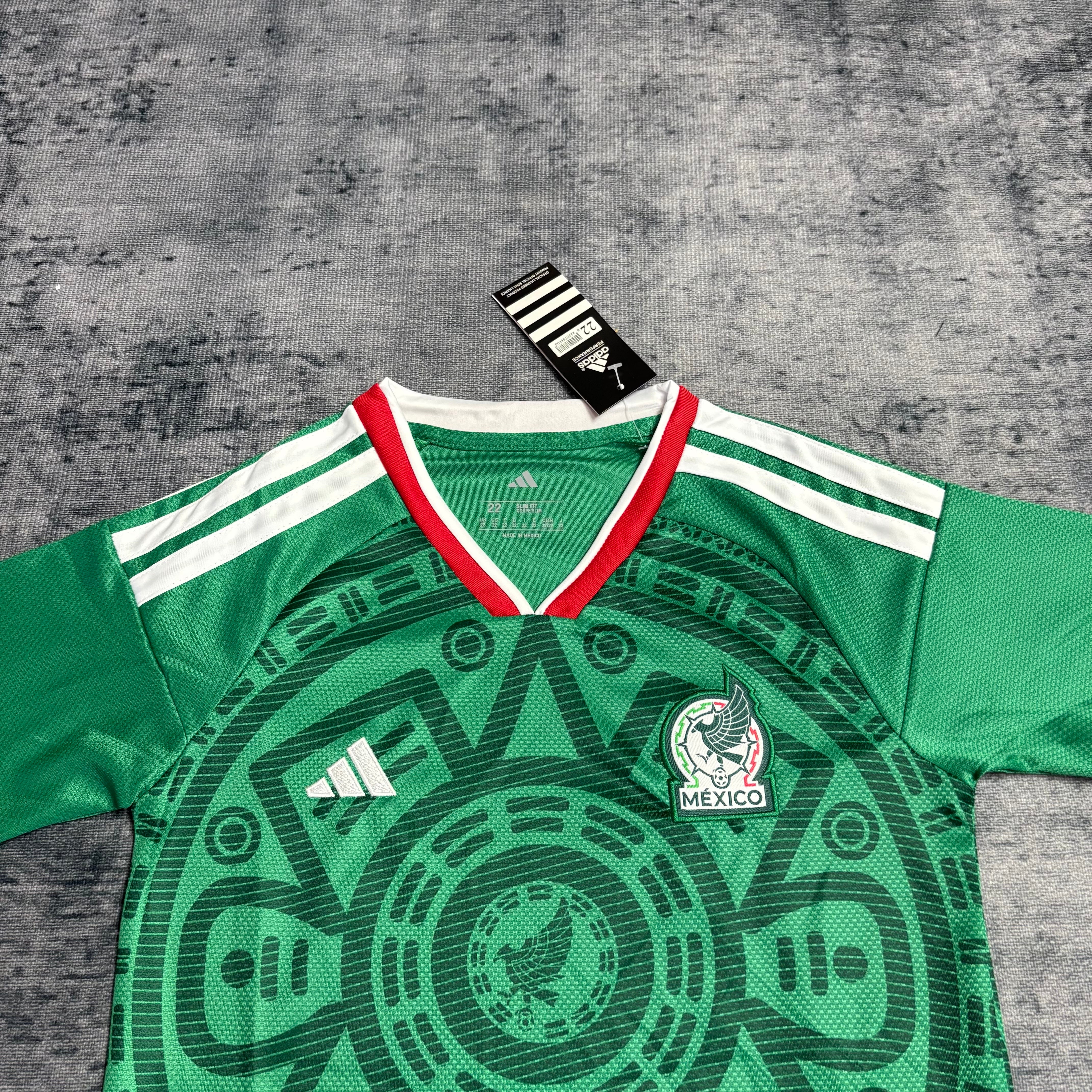 Kids 2026 Mexico Home Jersey