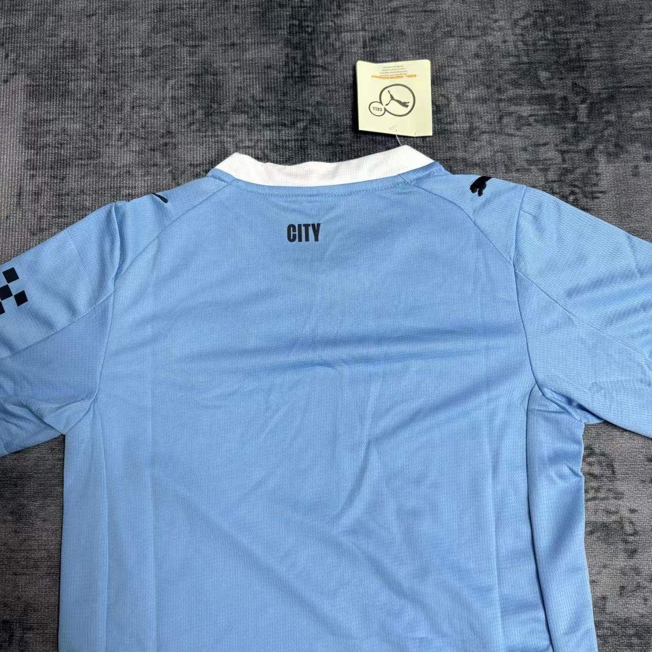 Kids 2025/26 Manchester City Home Jersey