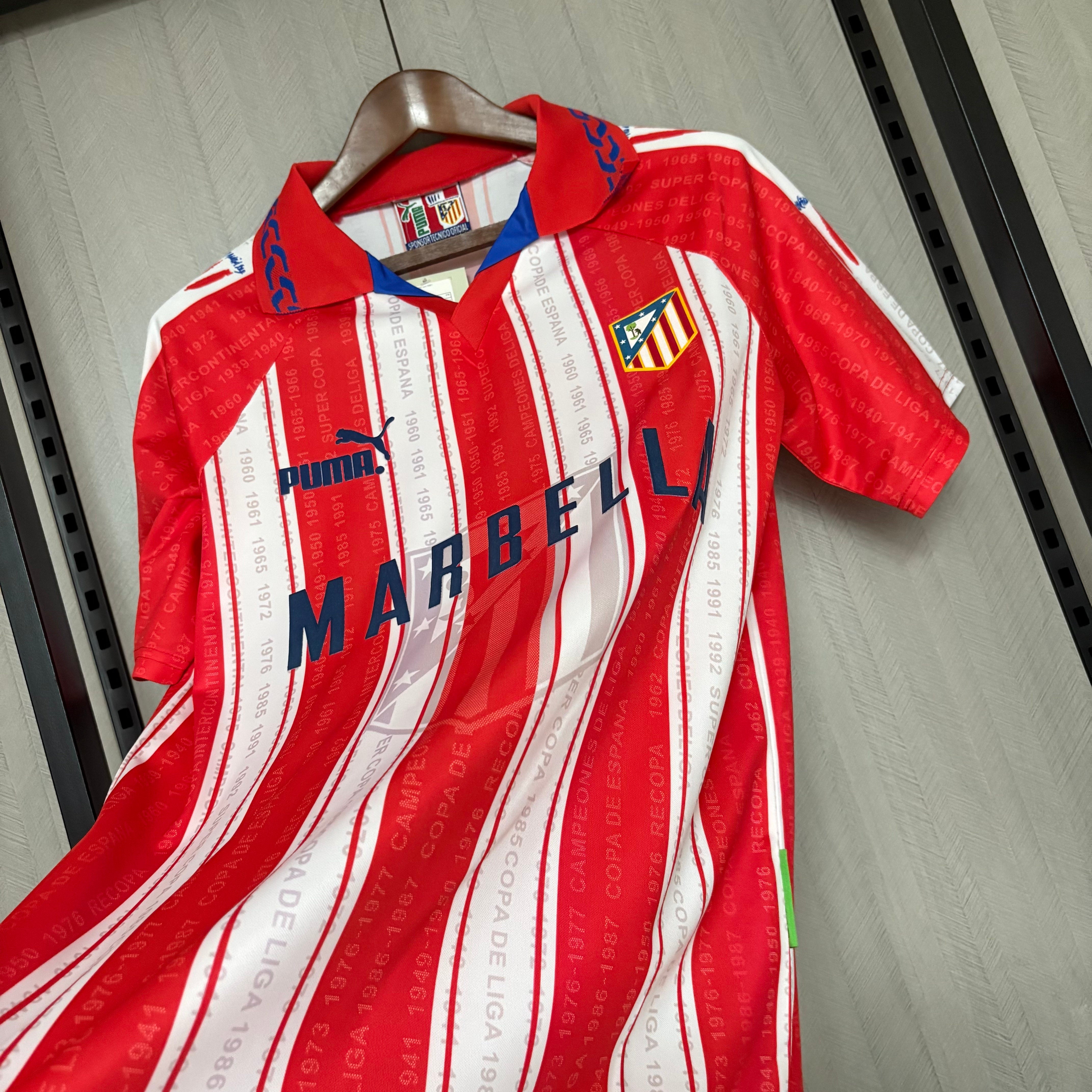 Retro Atletico Madrid 1995/96 home jersey