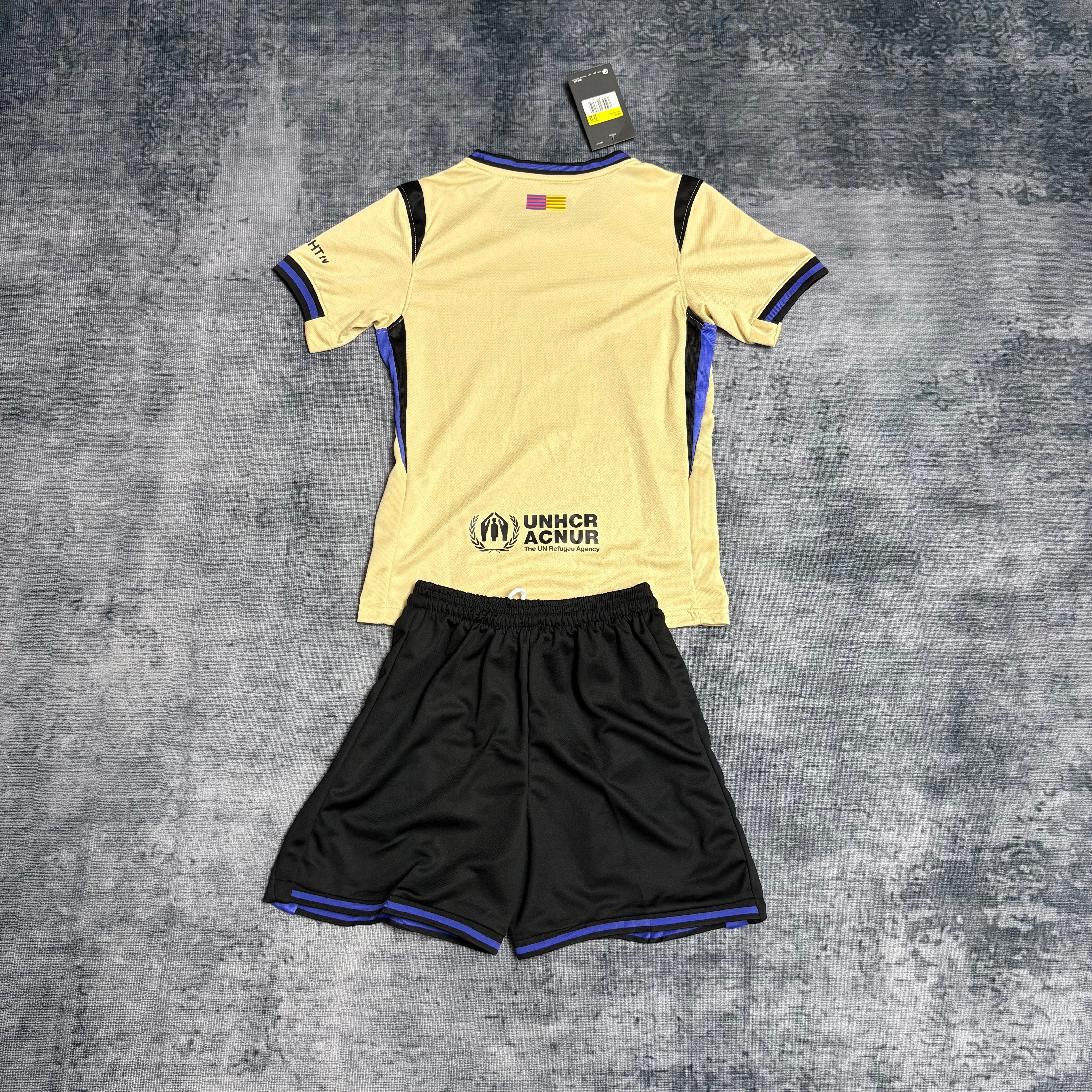Kids 2025/26 Barcelona Away Kit