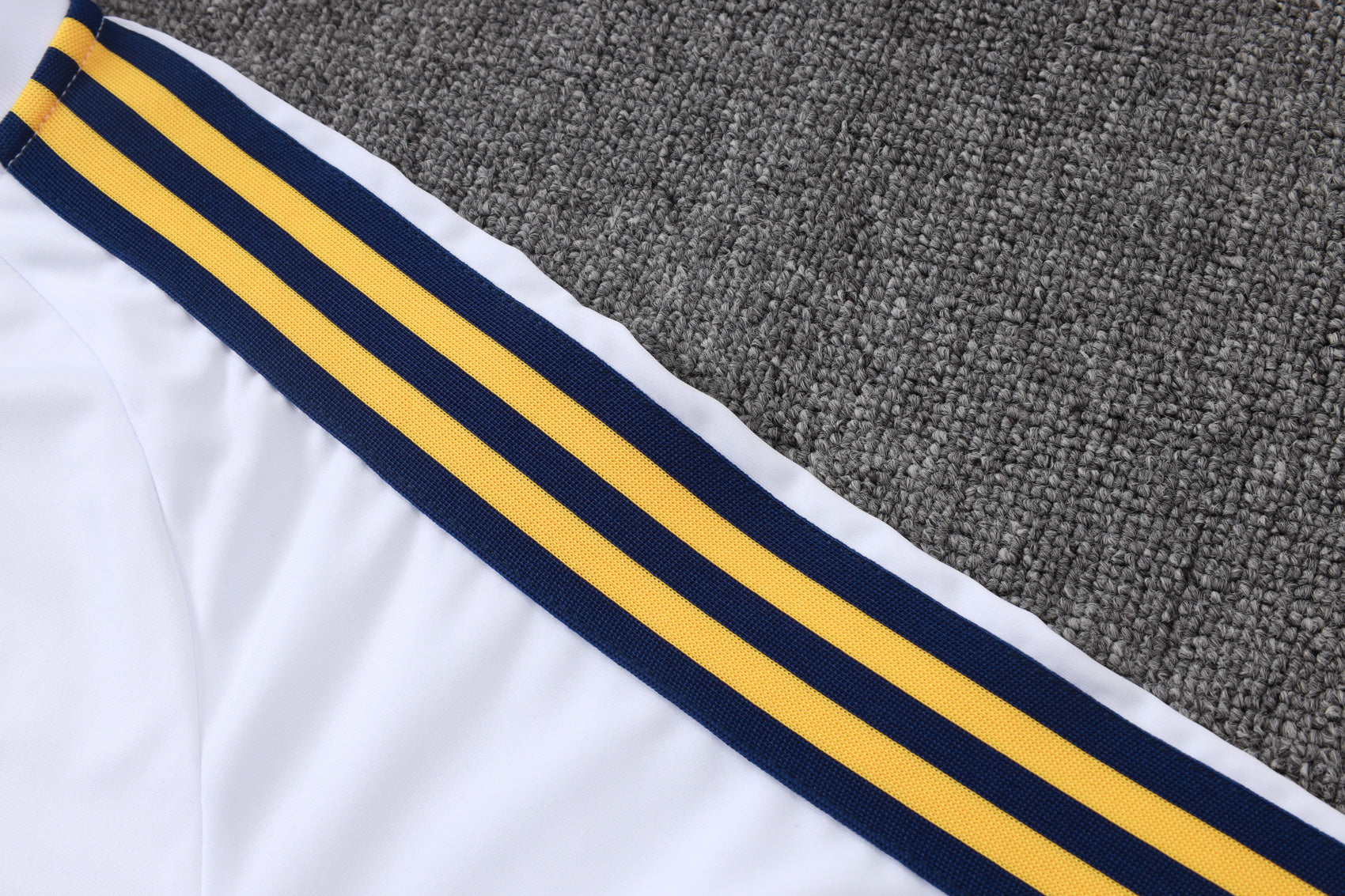 White Real Madrid tracksuit (with yellow ribbon)