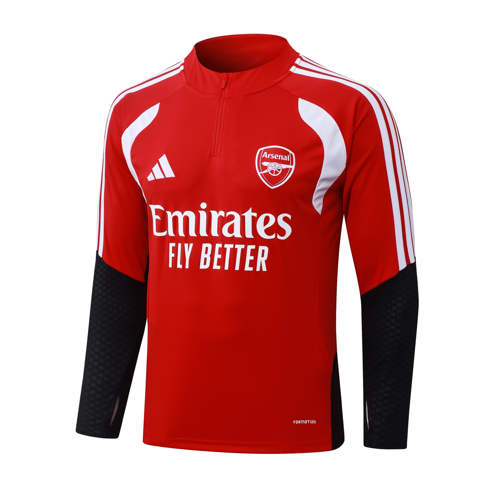 Arsenal Red Half-Length Tracksuit