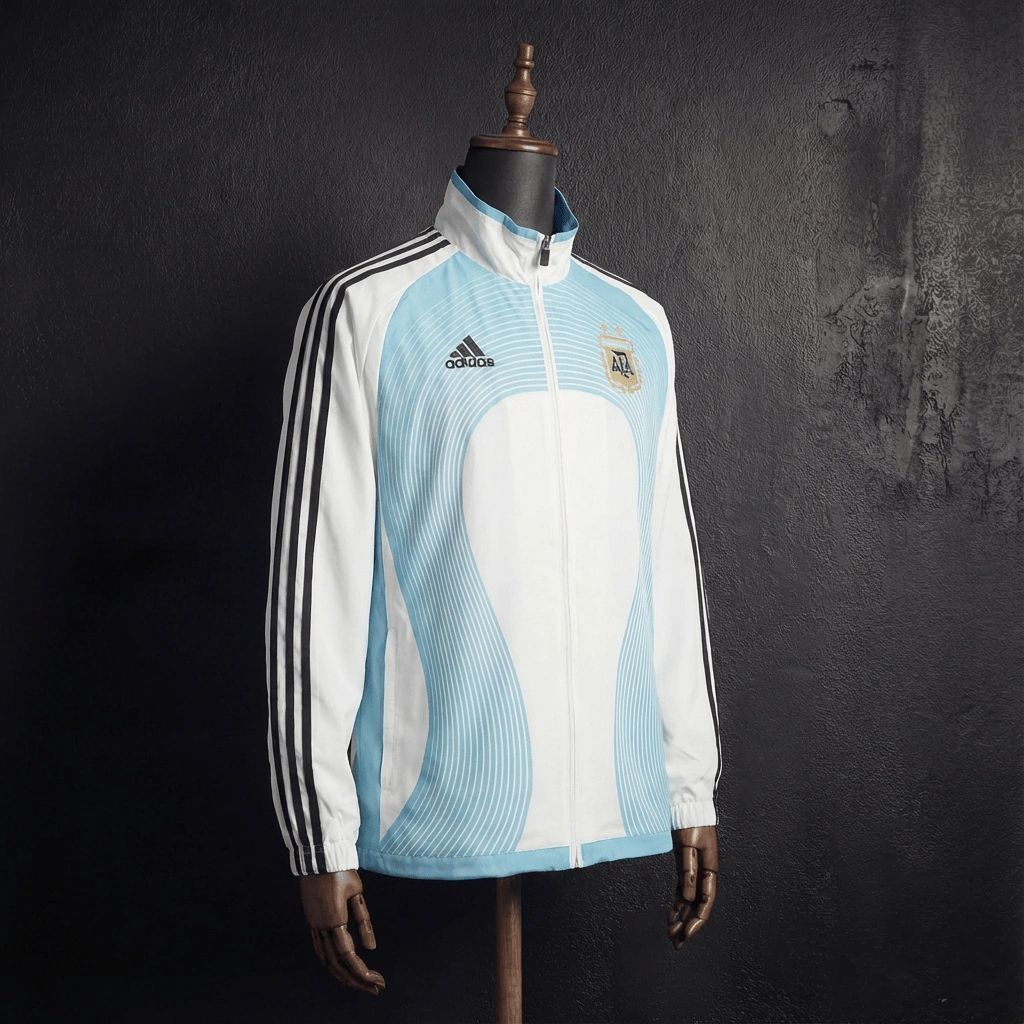 2026 Argentina White Jacket Windbreaker