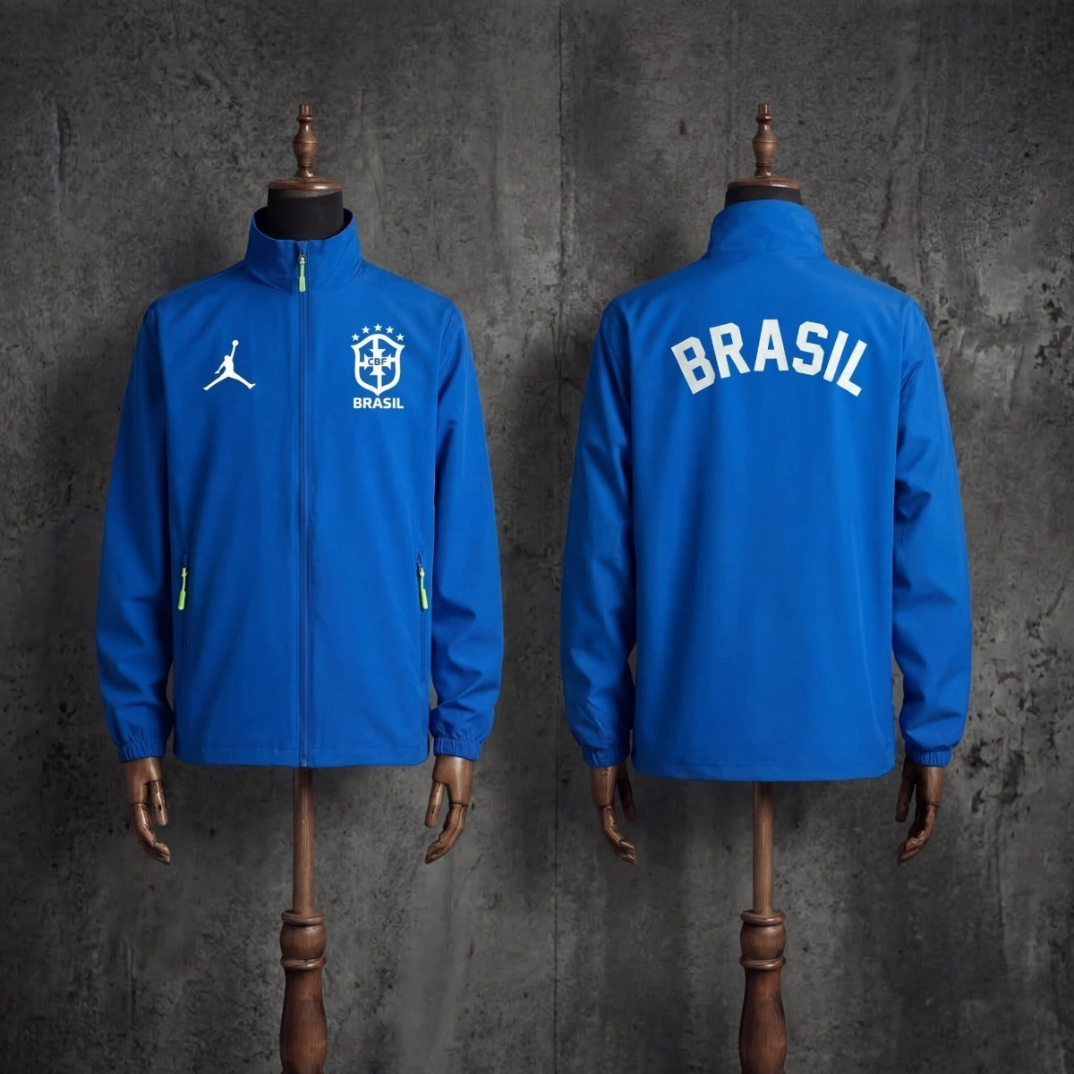 2026 Brazil Blue Windbreaker