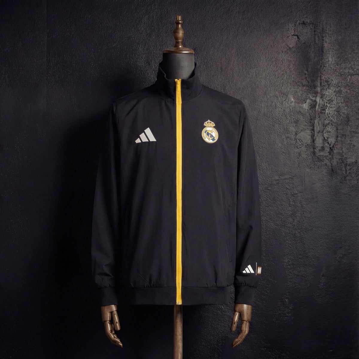 2025/26 Real Madrid Black Windbreaker