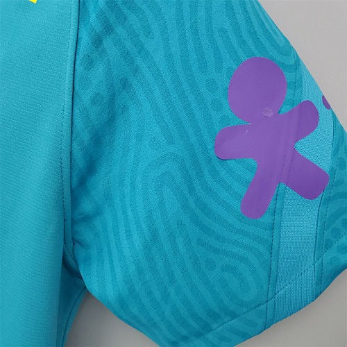 Brazil National Team Training Shirt - Turquoise Blue - Official Merchandise