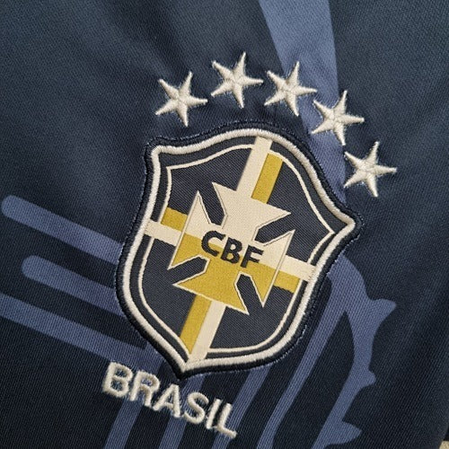 Brazil National Team Women's Jersey - Special Cultural Edition (Black & Gold)