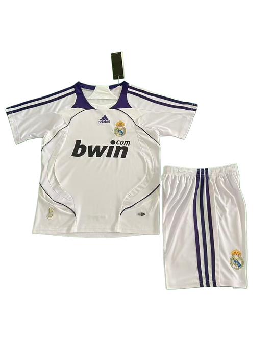 Real Madrid Home Kids Kit 26/27 - Full Set (Jersey + Shorts) - JUNIOR EDITION