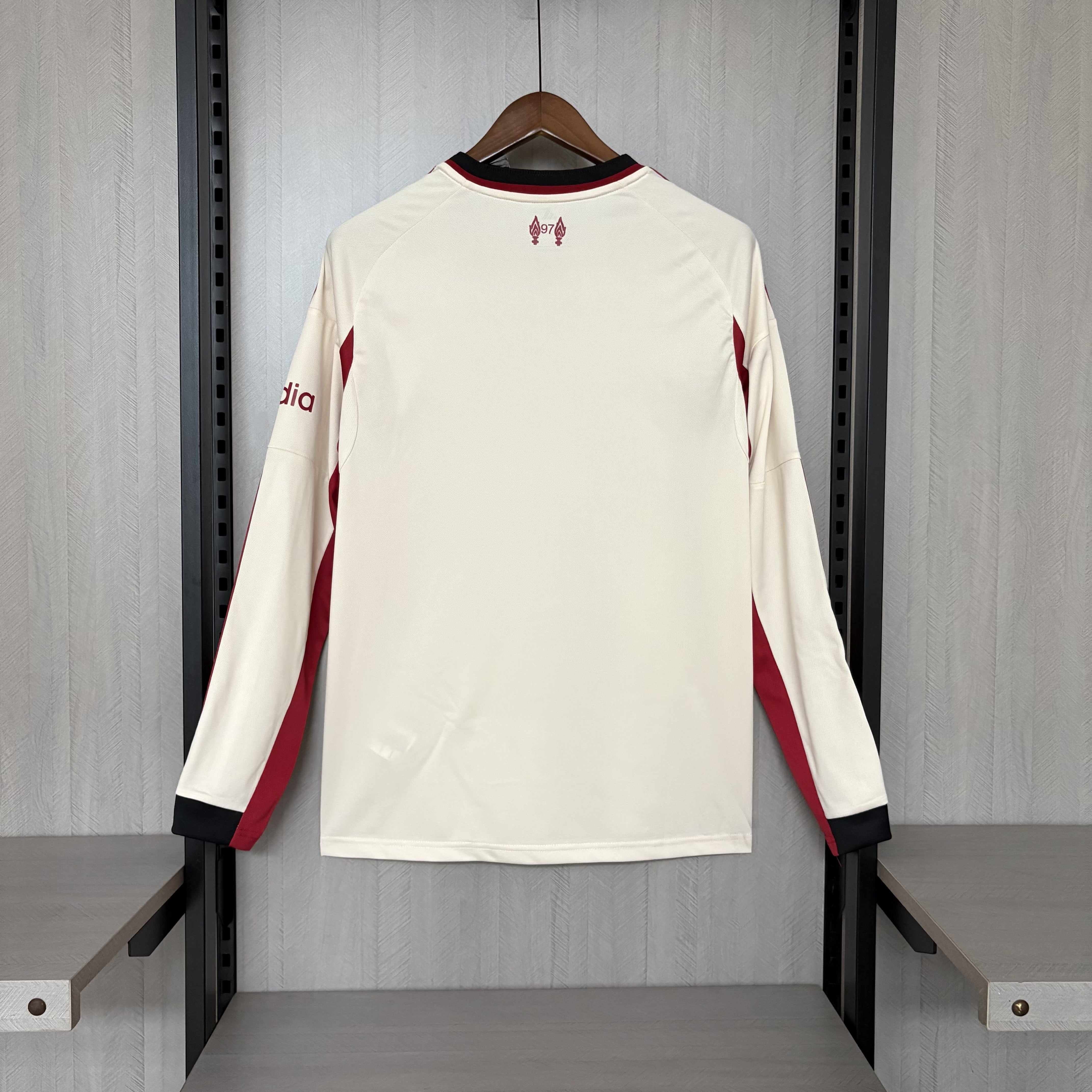 Long Sleeve 2025/26 Liverpool Away Jersey