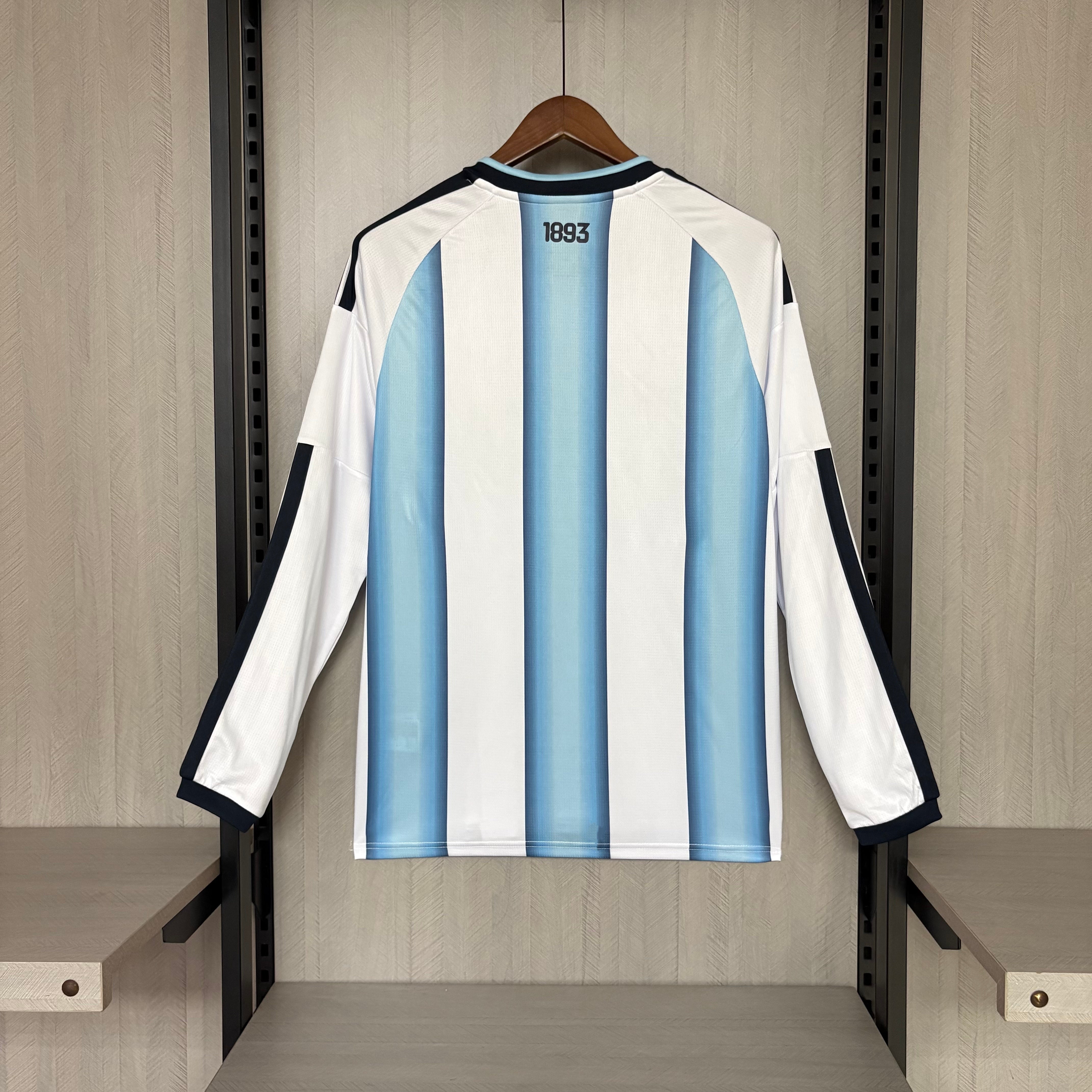 Long Sleeve 2026/27 Argentina Home Jersey