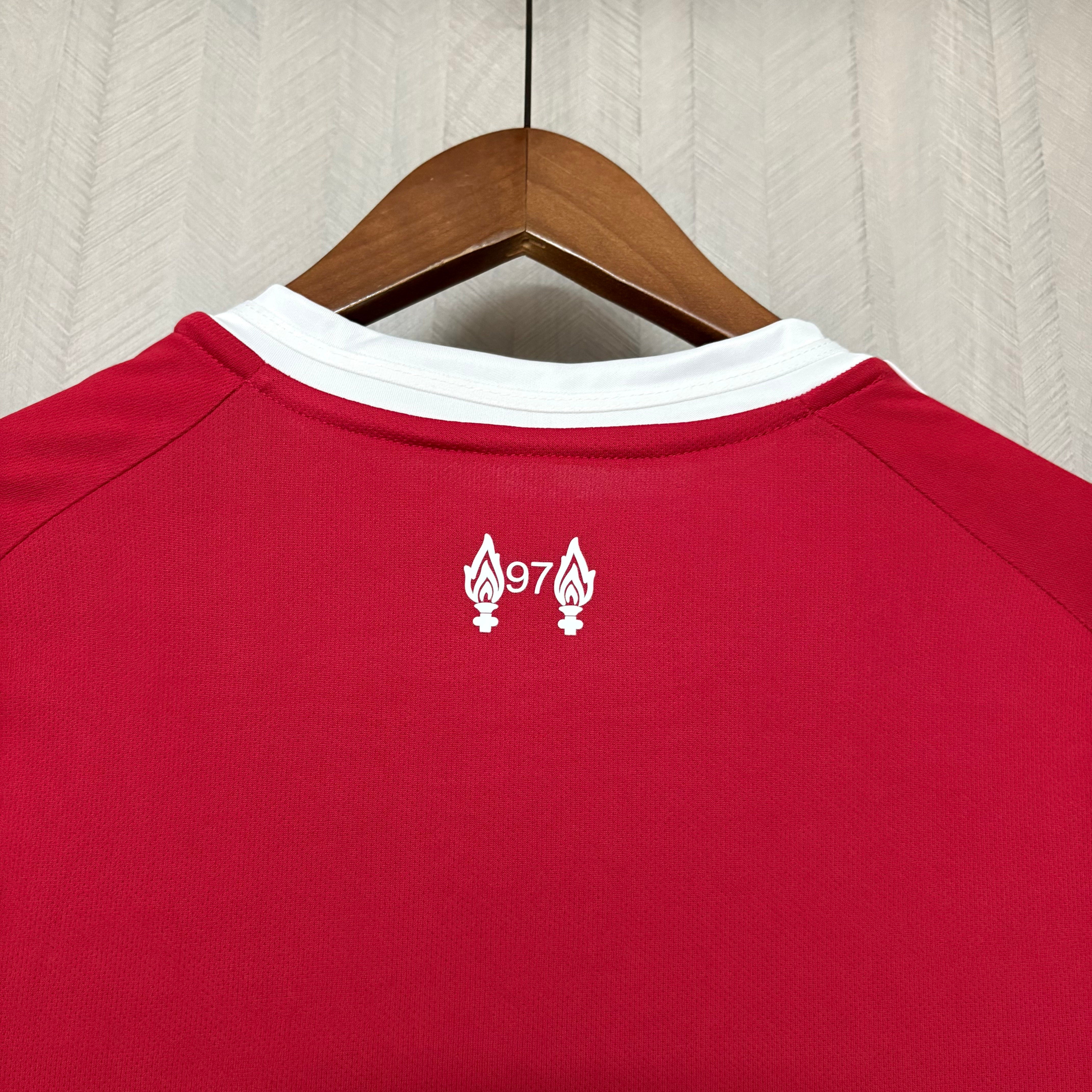 Long Sleeve 2025/26 Liverpool Home Jersey
