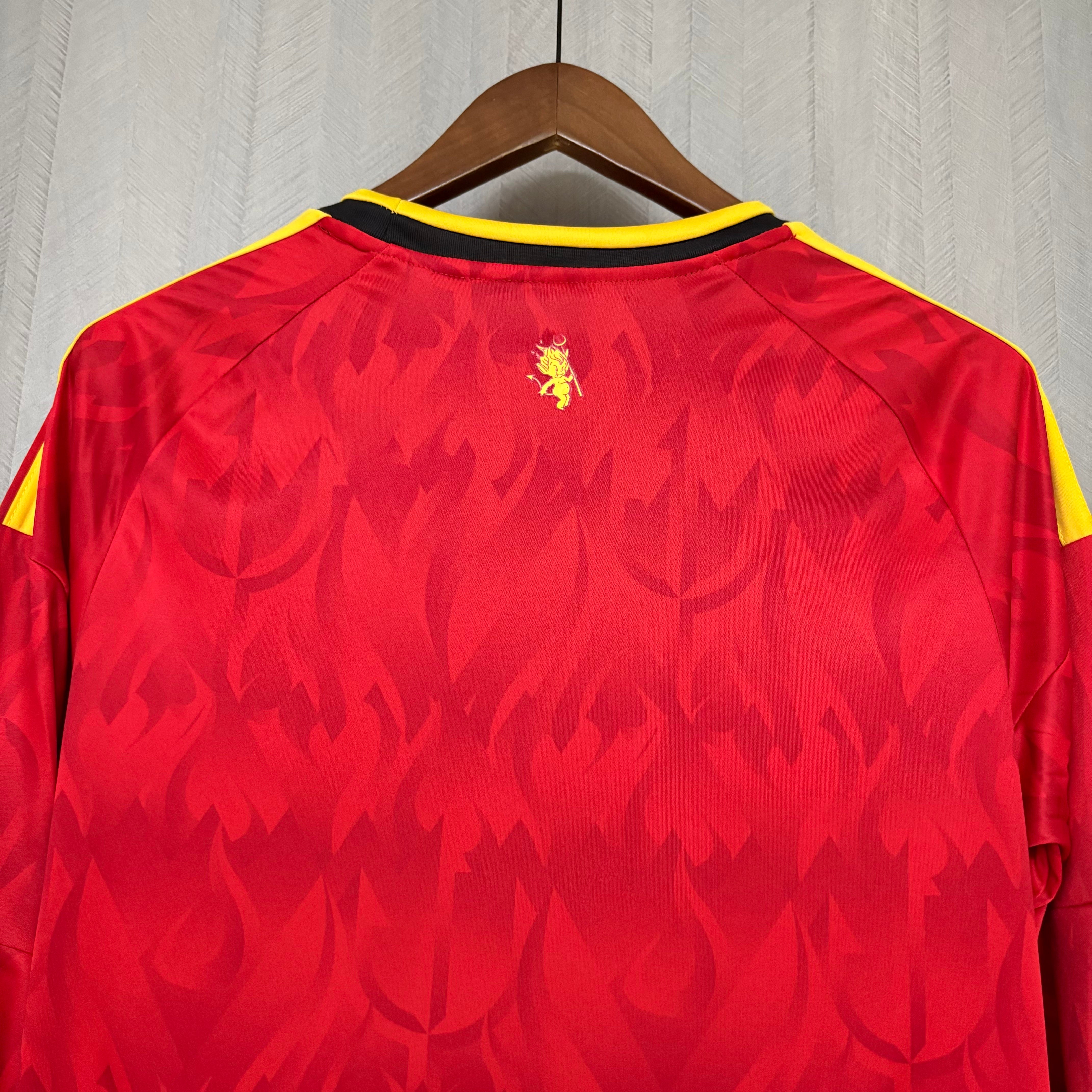Long Sleeve 2026/27 Belgium Home Jersey