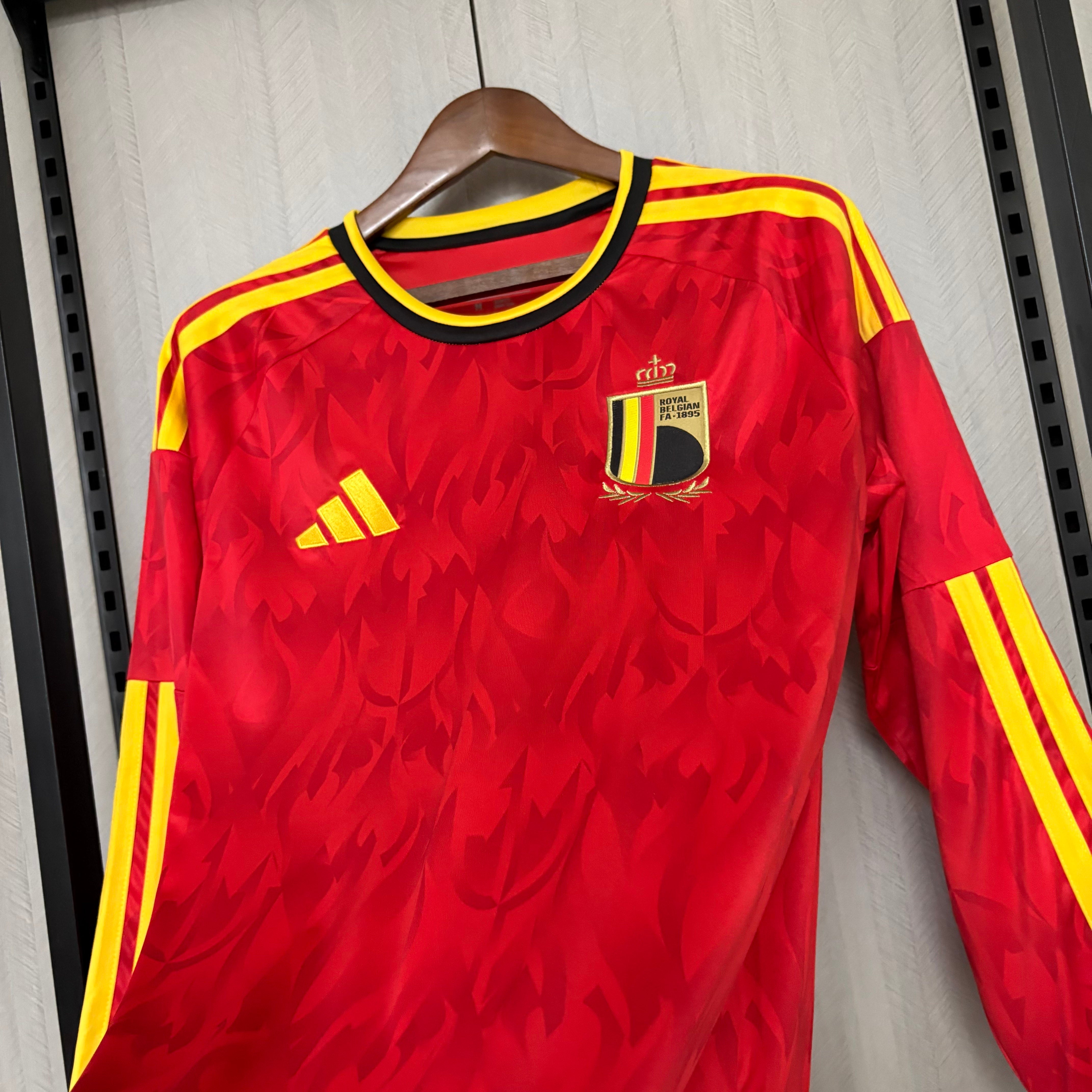 Long Sleeve 2026/27 Belgium Home Jersey