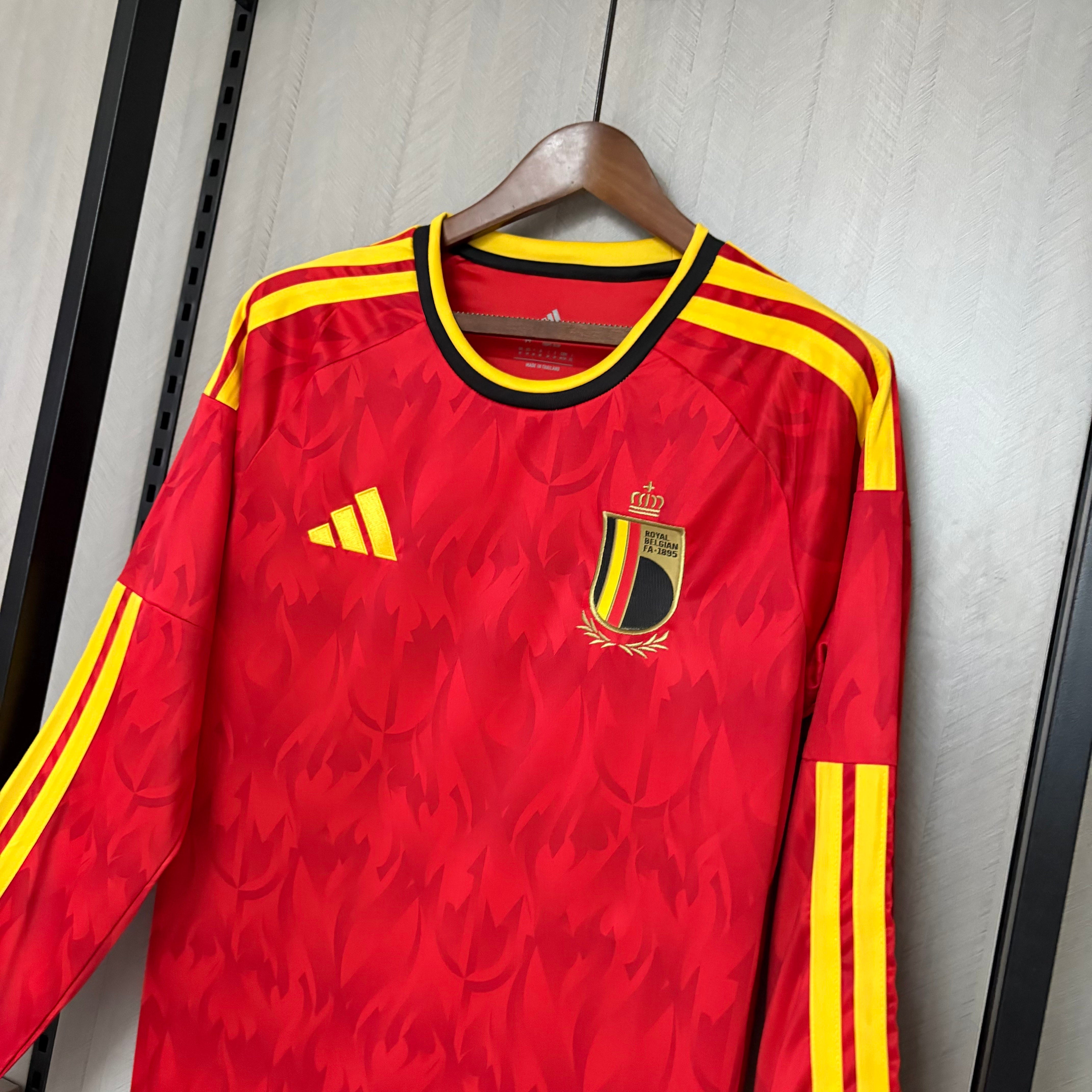 Long Sleeve 2026/27 Belgium Home Jersey