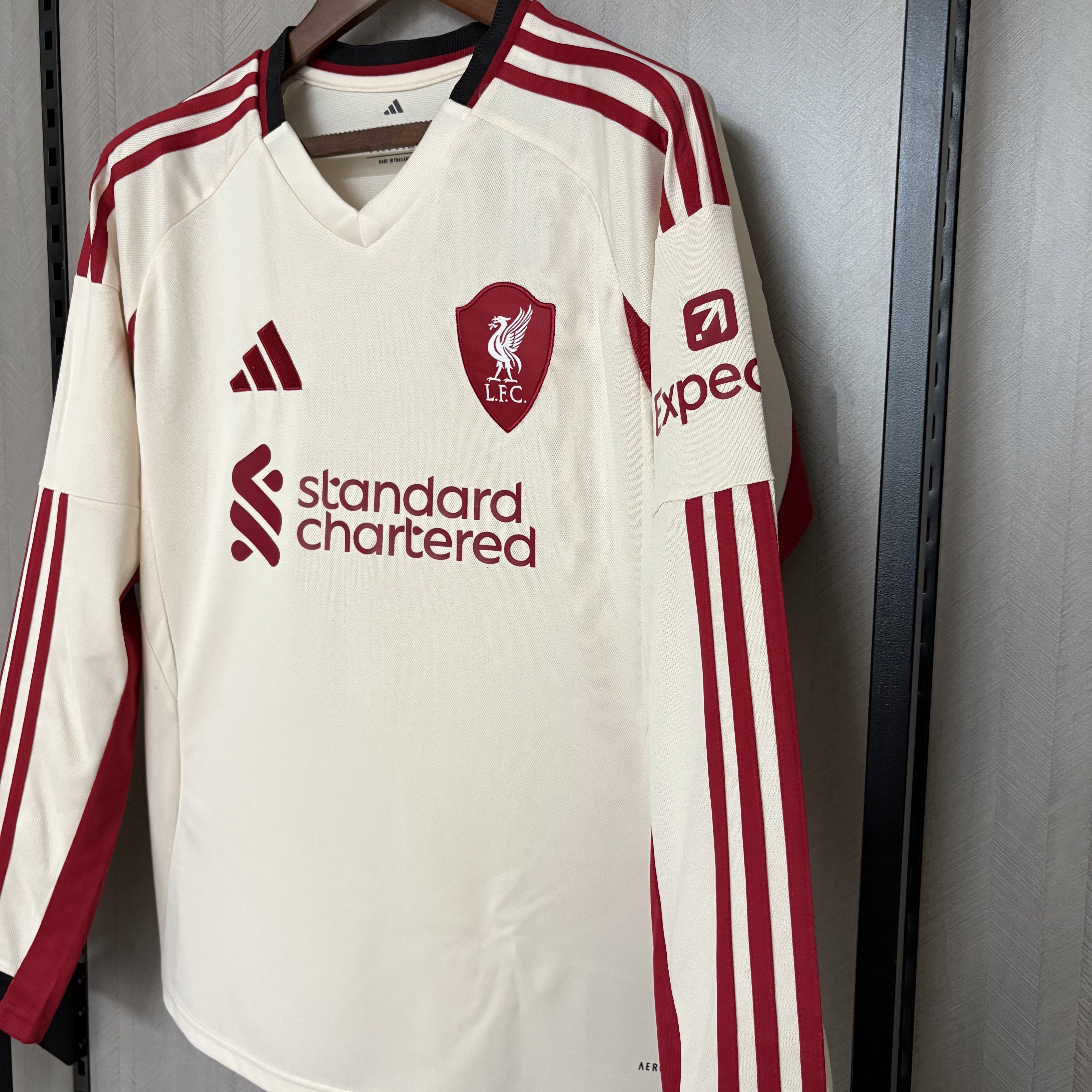 Long Sleeve 2025/26 Liverpool Away Jersey