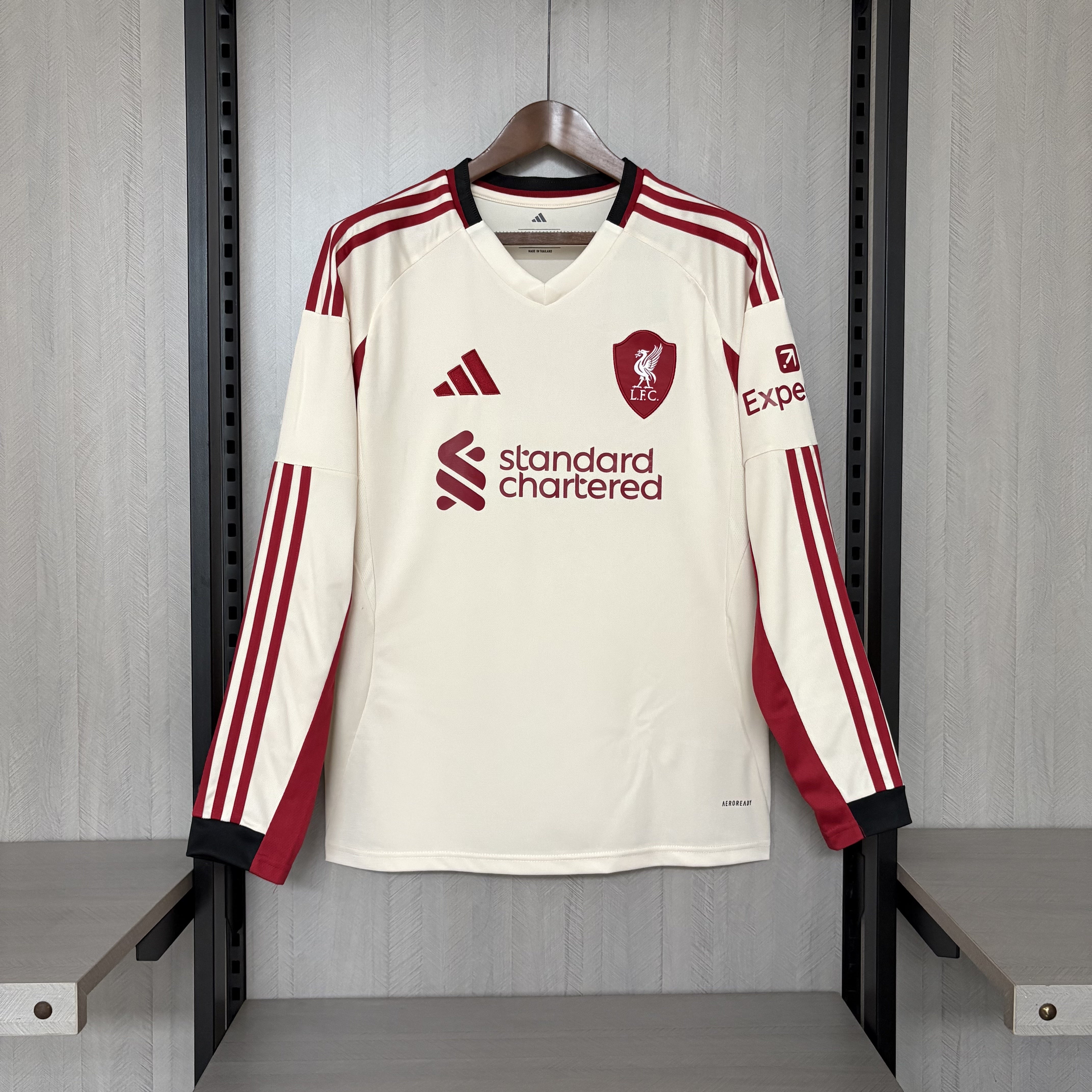 Long Sleeve 2025/26 Liverpool Away Jersey
