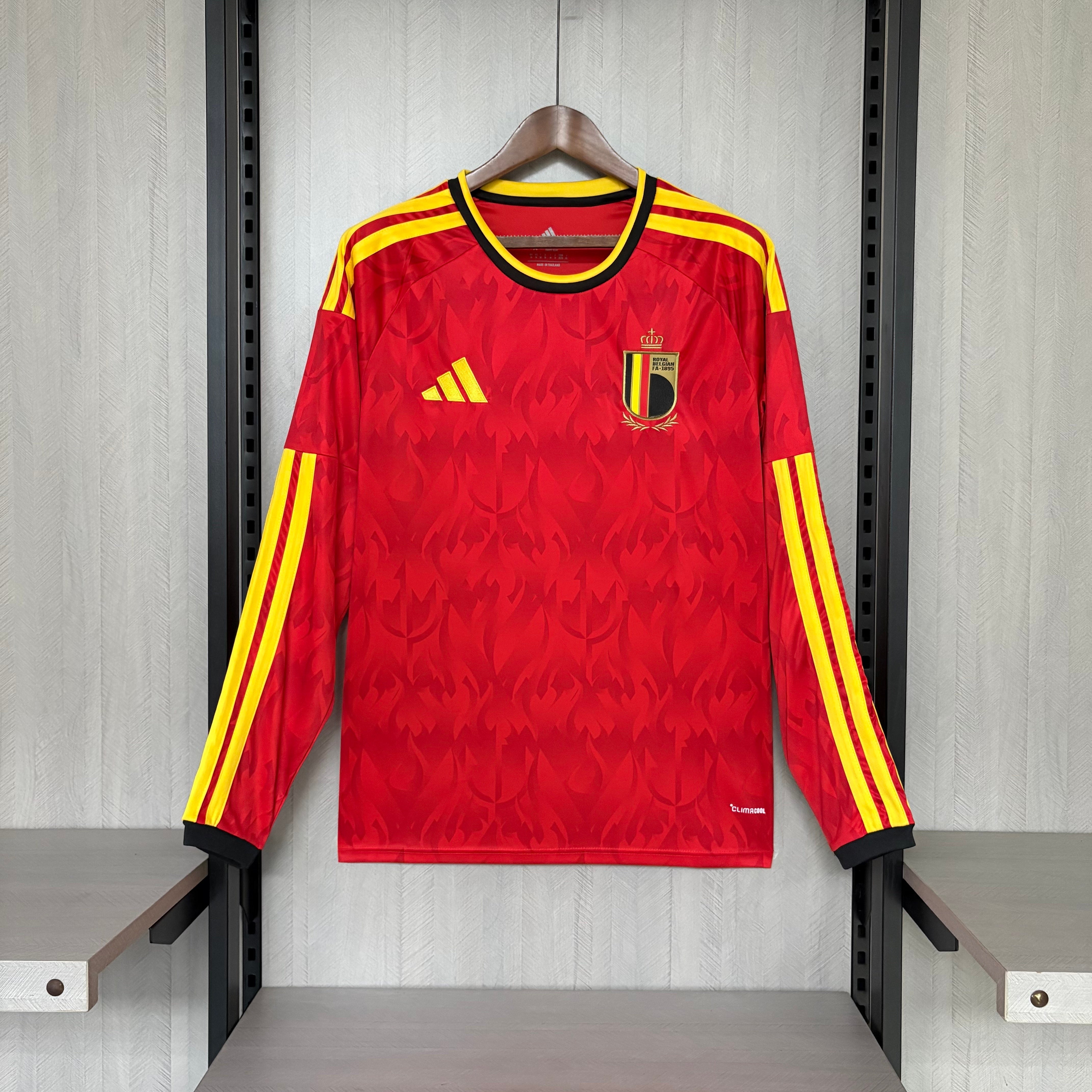 Long Sleeve 2026/27 Belgium Home Jersey