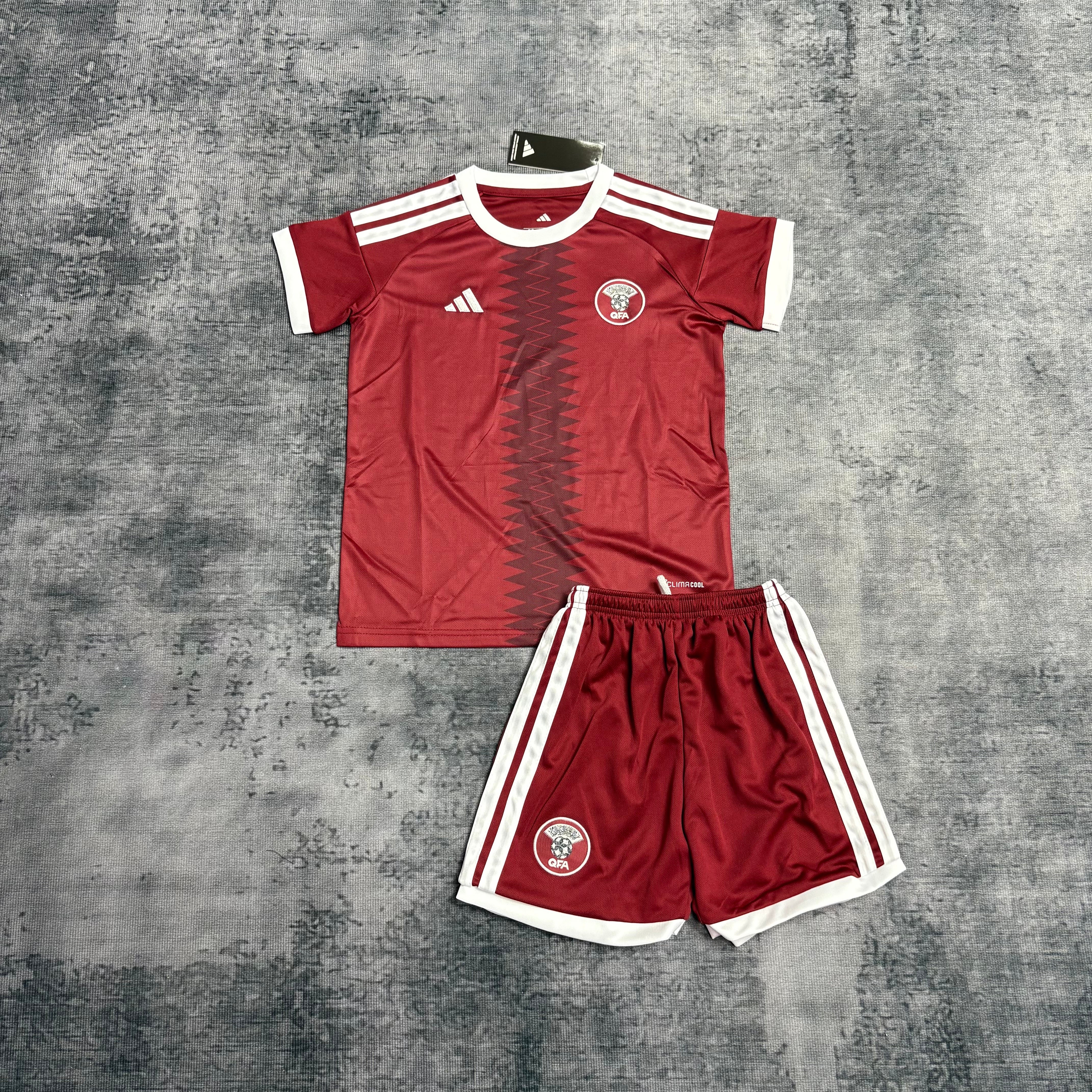 Kids 2026 Qatar Home Jersey