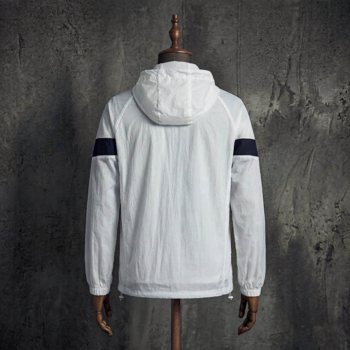 2026 Brazil White and Royal Blue Windbreaker