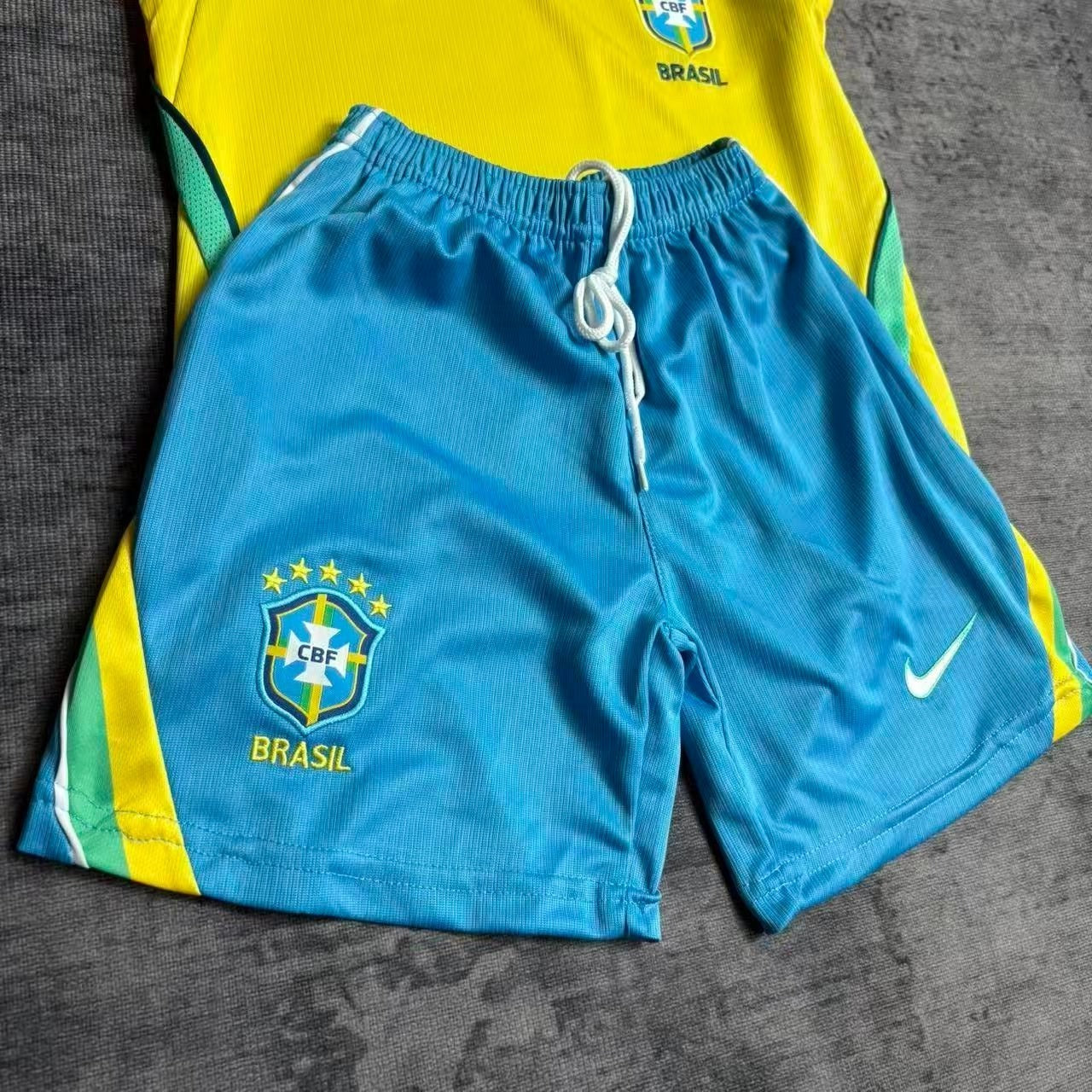 Kids 2026 Brazil Home Jersey