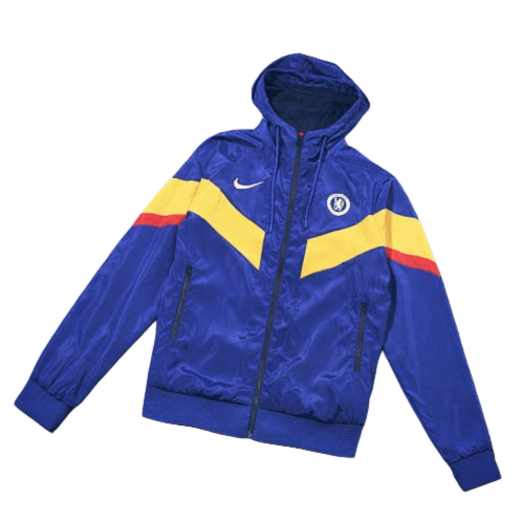 Chelsea FC Training Hoodie - Royal Blue & Yellow - Full Zip