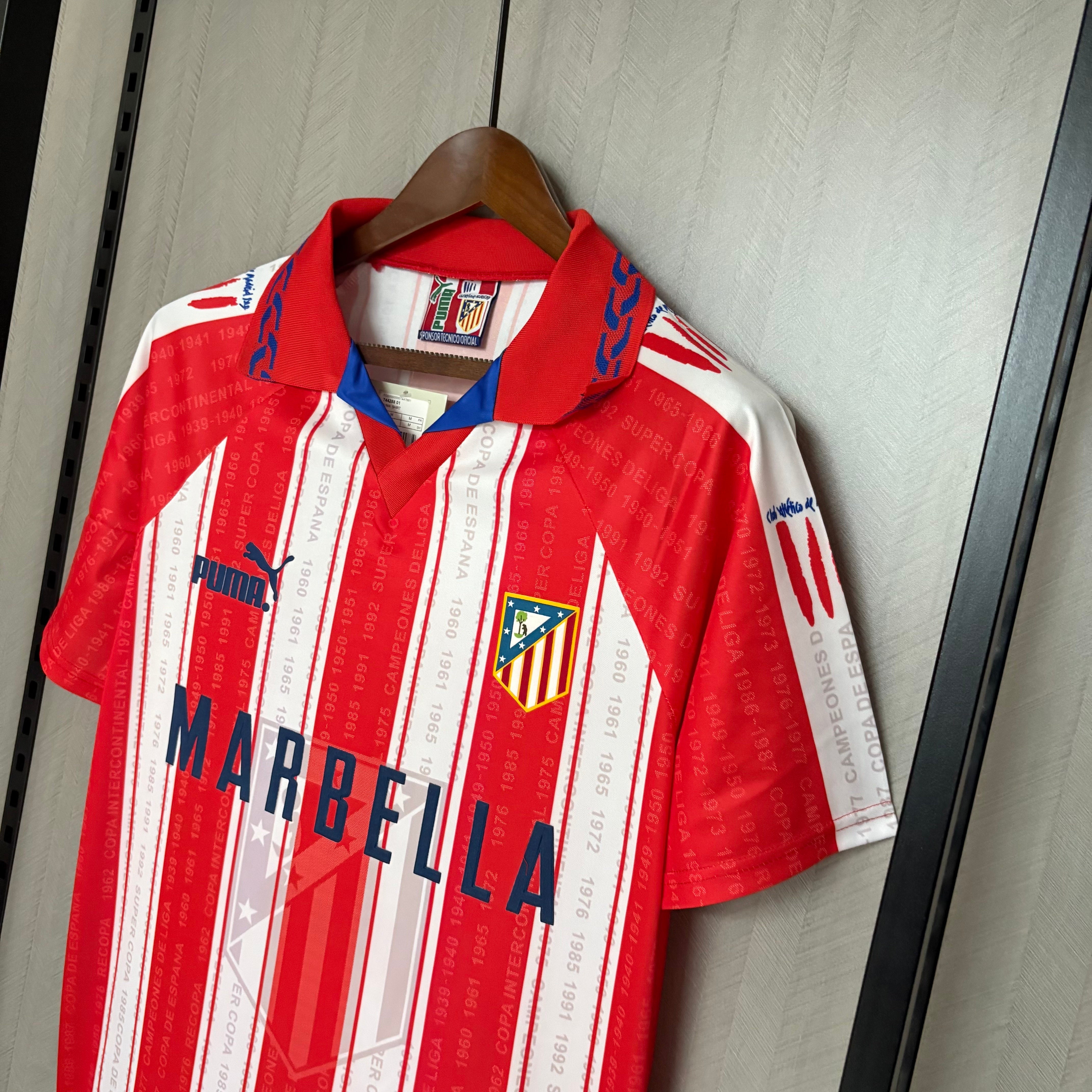 Retro Atletico Madrid 1995/96 home jersey