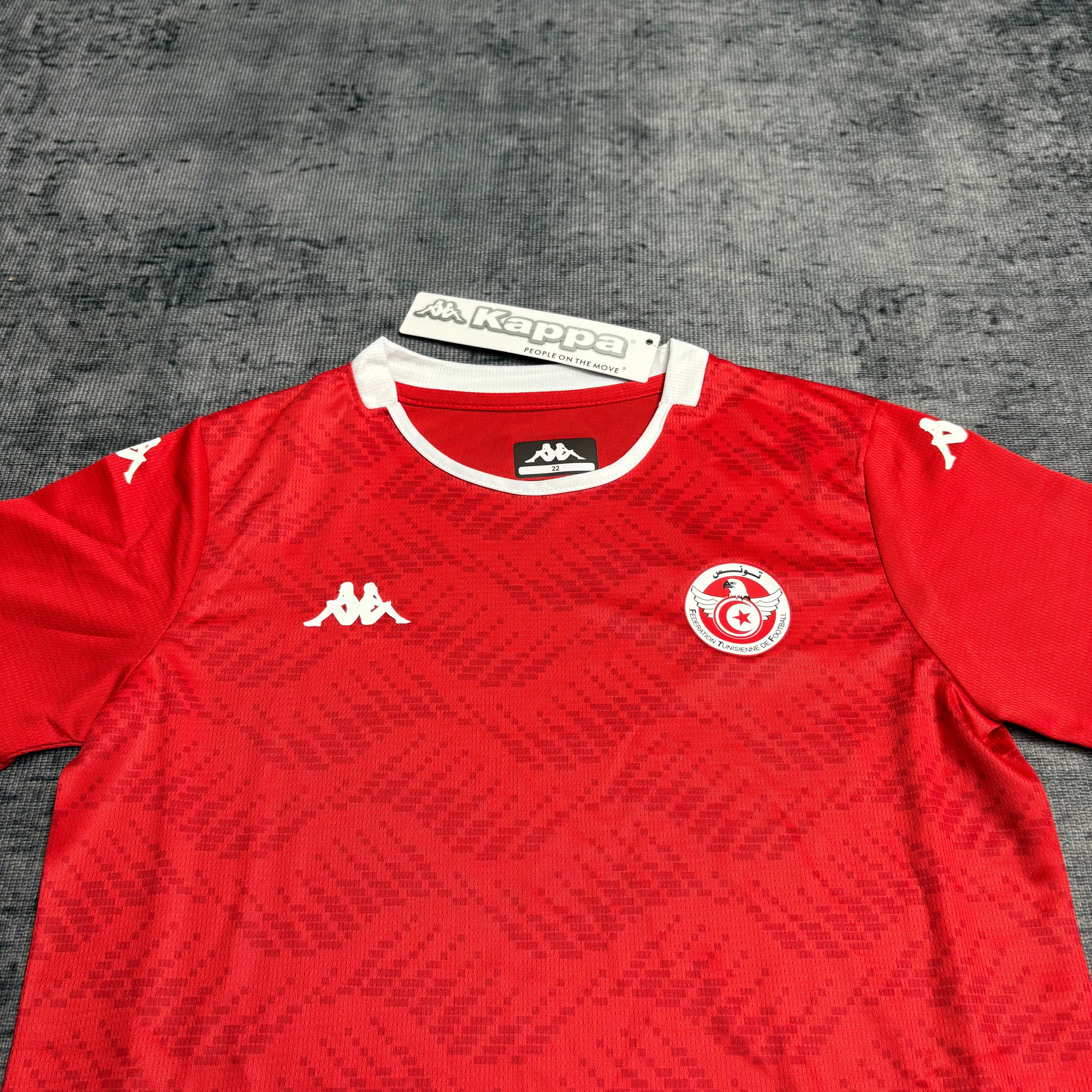 Kids 2026 Tunisia Home Jersey