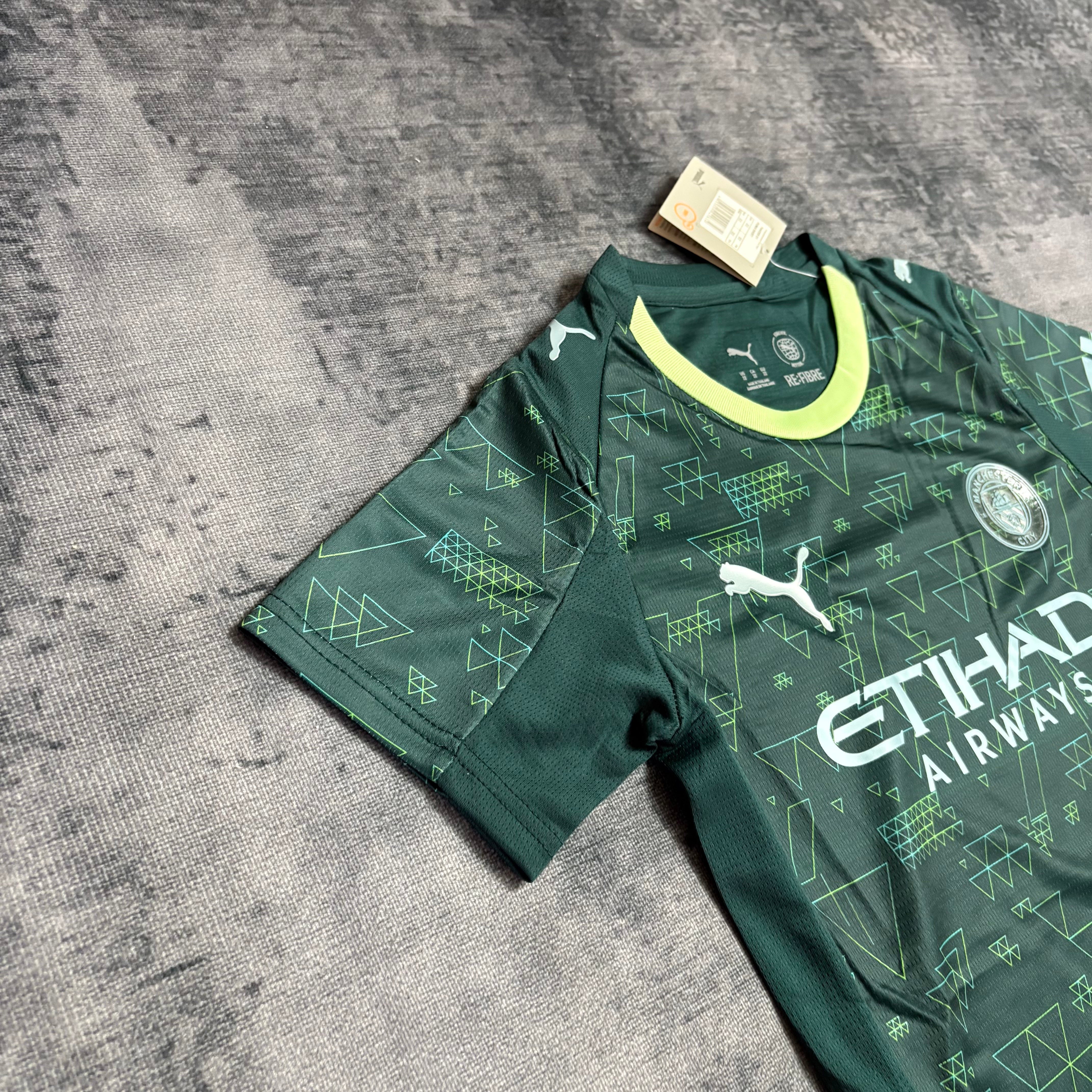 Kids 2025/26 Manchester City IIII Jersey