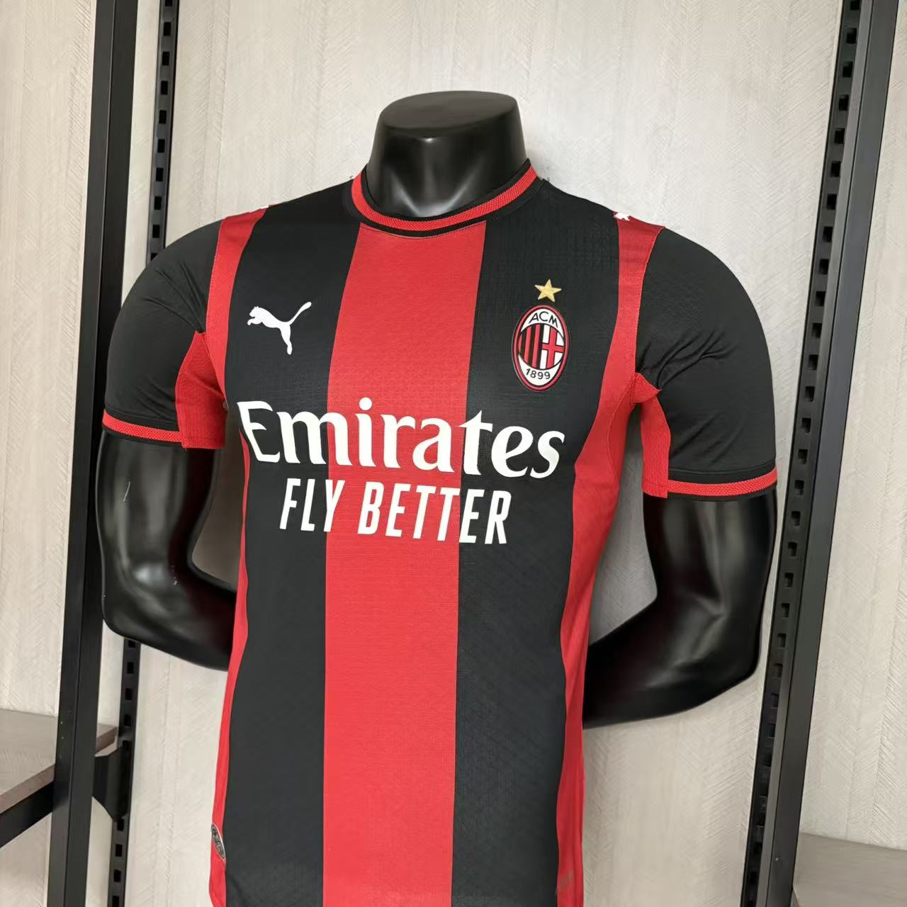 2026/27 Player Version AC Milan Home Jersey