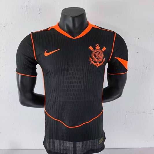 Corinthians Third Kit 2025/26 - Authentic Player Version - Black & Orange