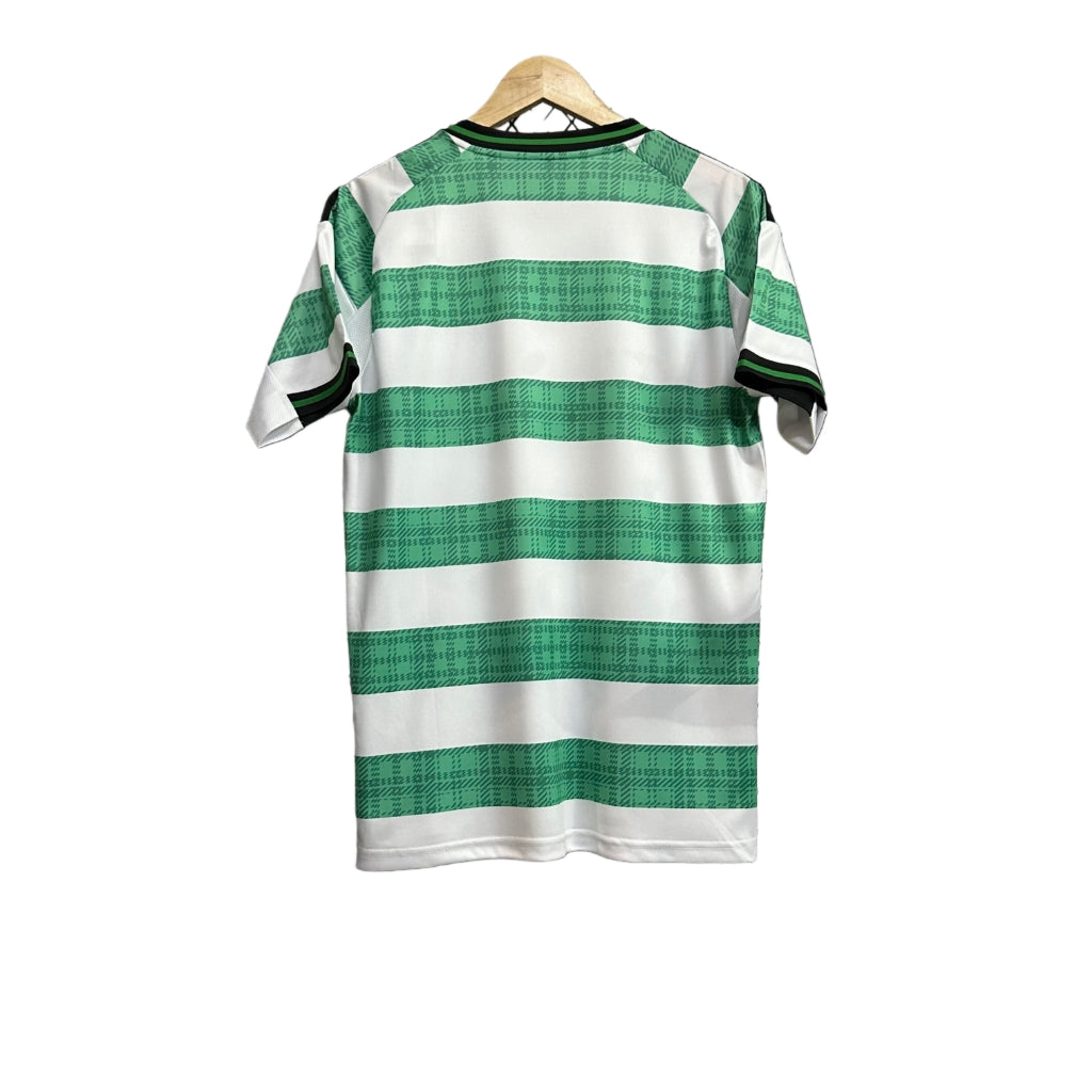 Celtic FC 25/26 Home Shirt - Green & White Strips - OFFICIAL FAN VERSION (Stadium)