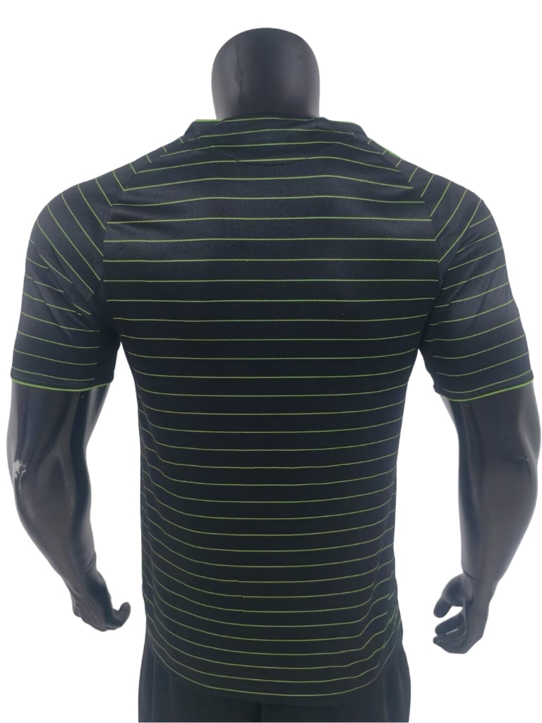 Celtic FC 25/26 Away Shirt - Black & Neon Green - OFFICIAL PLAYER VERSION (Authentic)