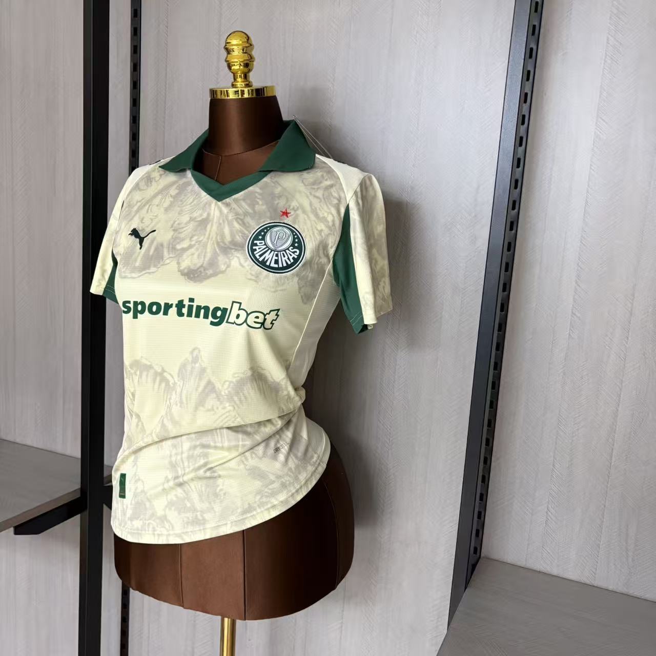 Women's 2025/26 Palmeiras Beige Jersey