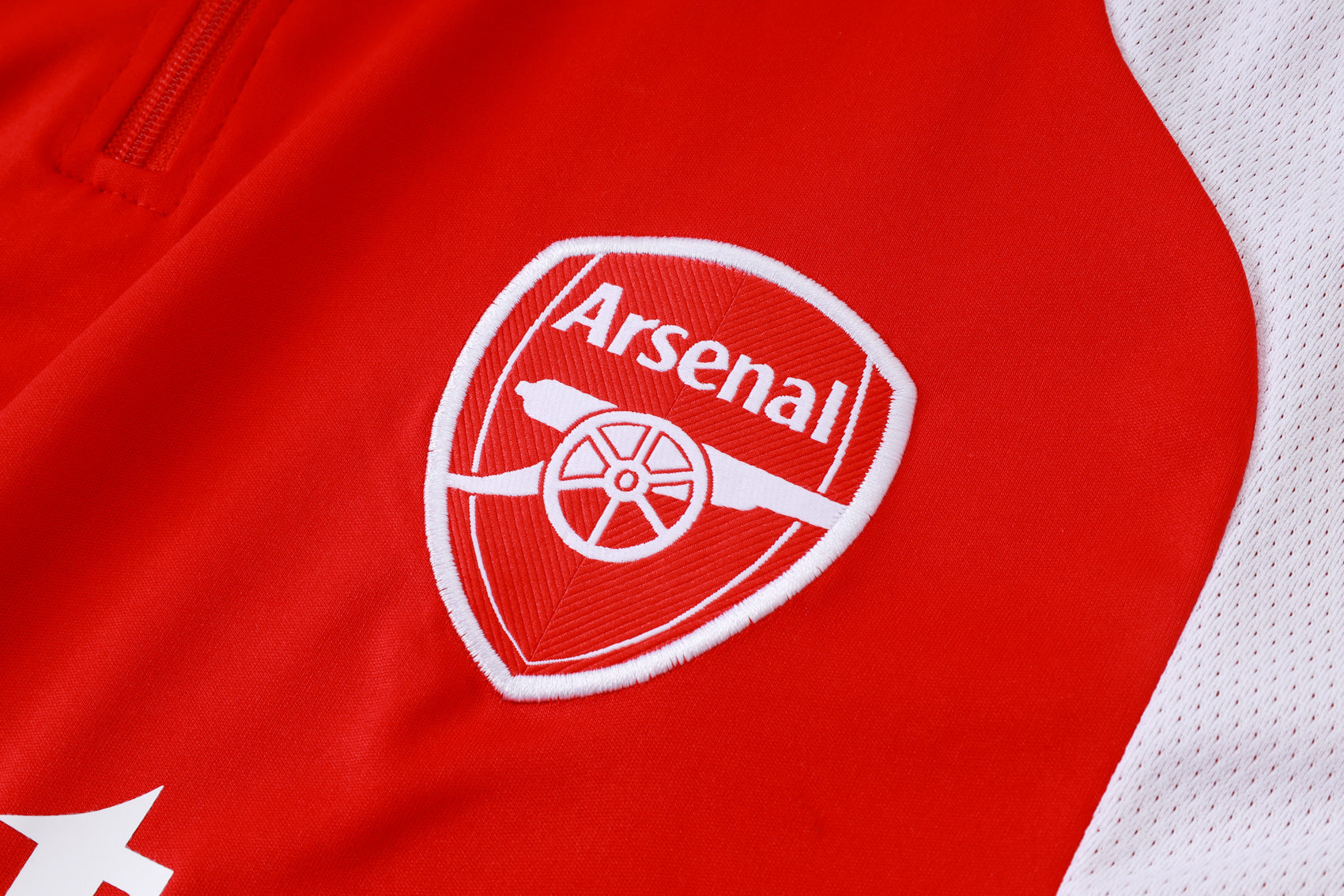 Arsenal Red Half-Length Tracksuit