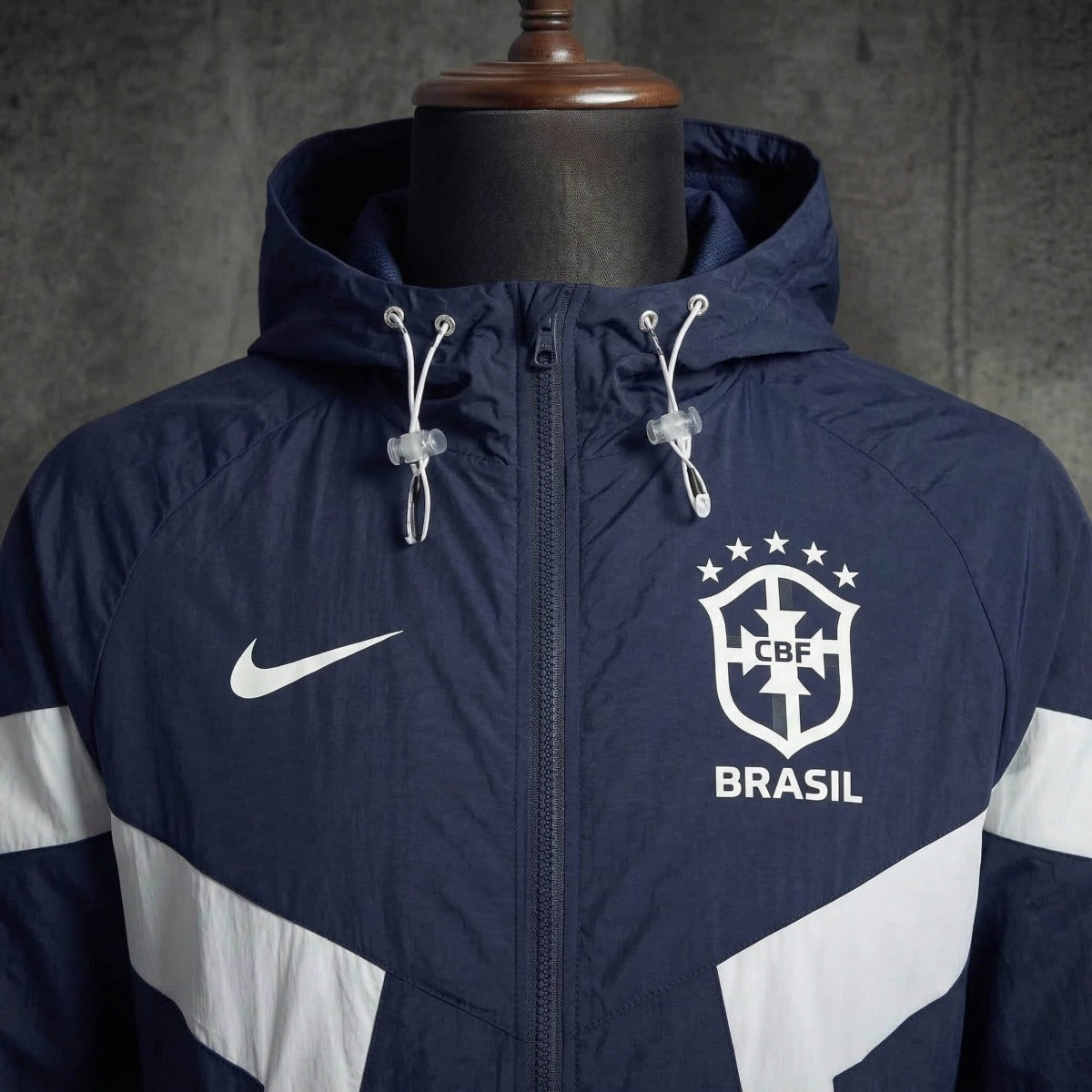2026 Brazil Royal Blue Windbreaker