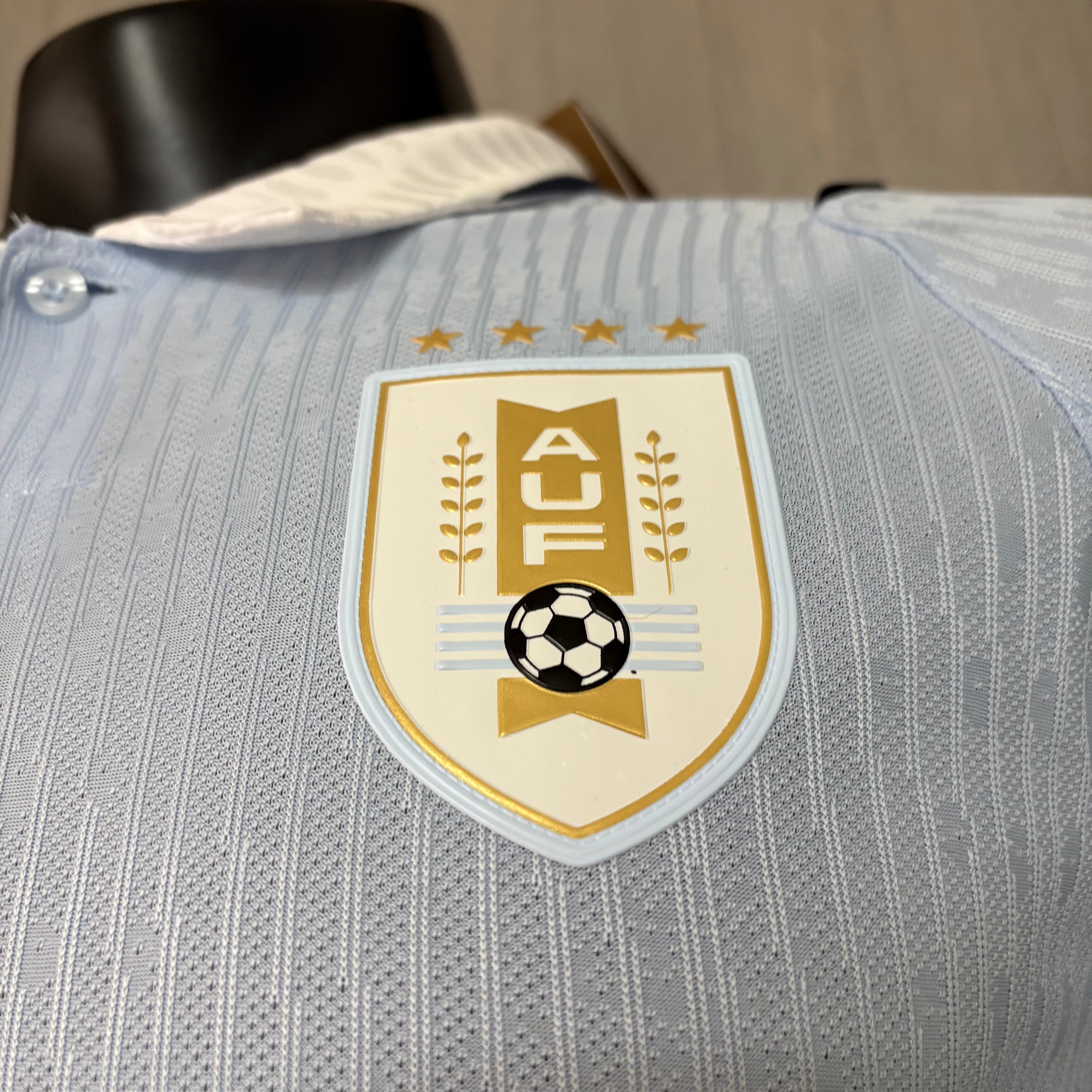 Player version long-sleeved 2026 Uruguay home jersey