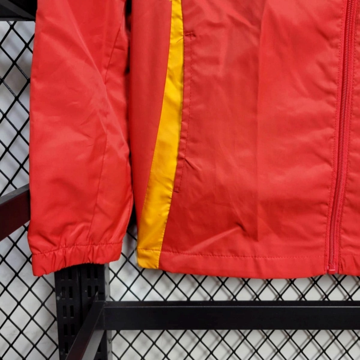 2025 Spain Red Jacket Windbreaker