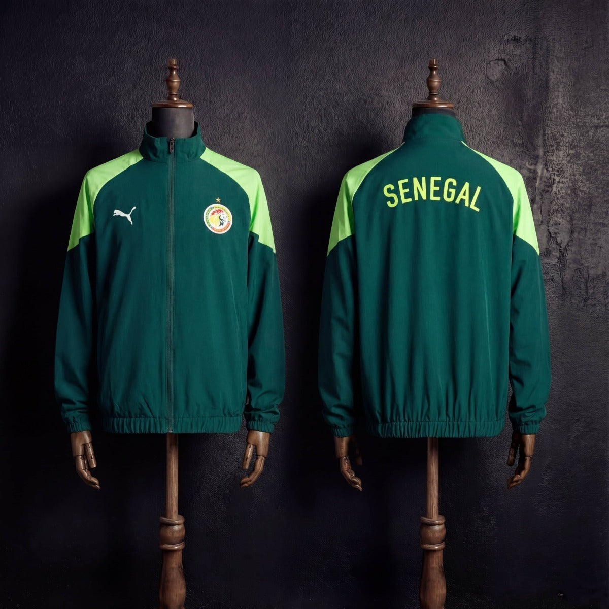 2026 Senegal Green Windbreaker