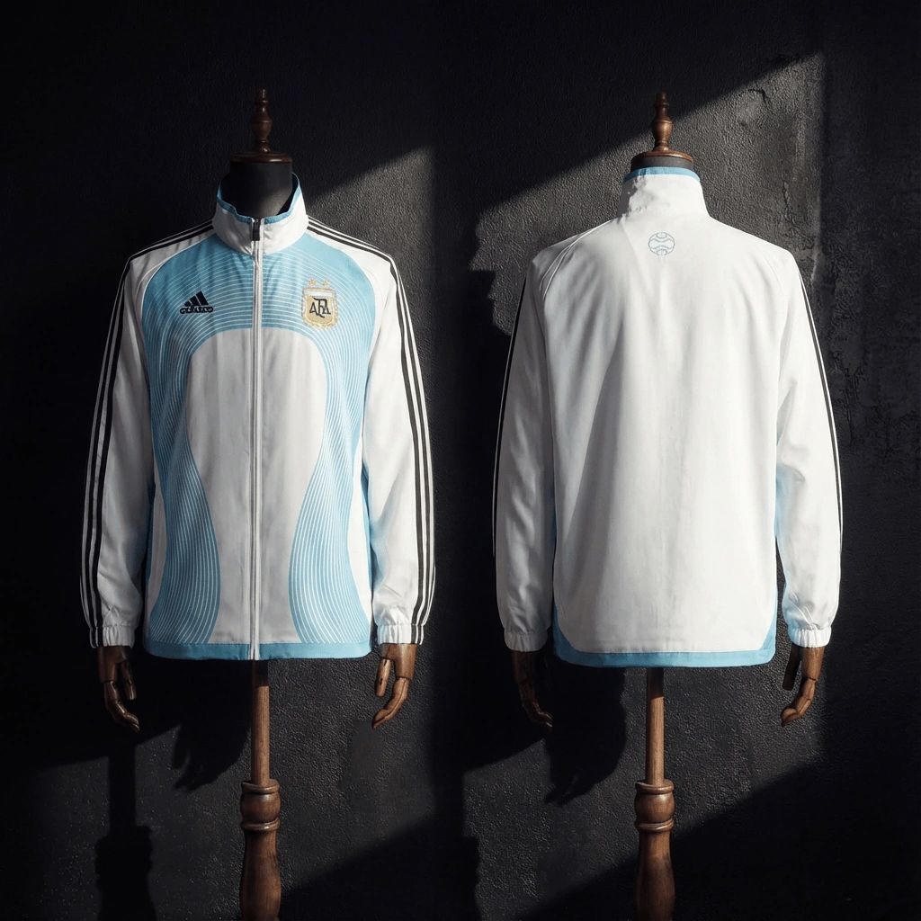 2026 Argentina White Jacket Windbreaker