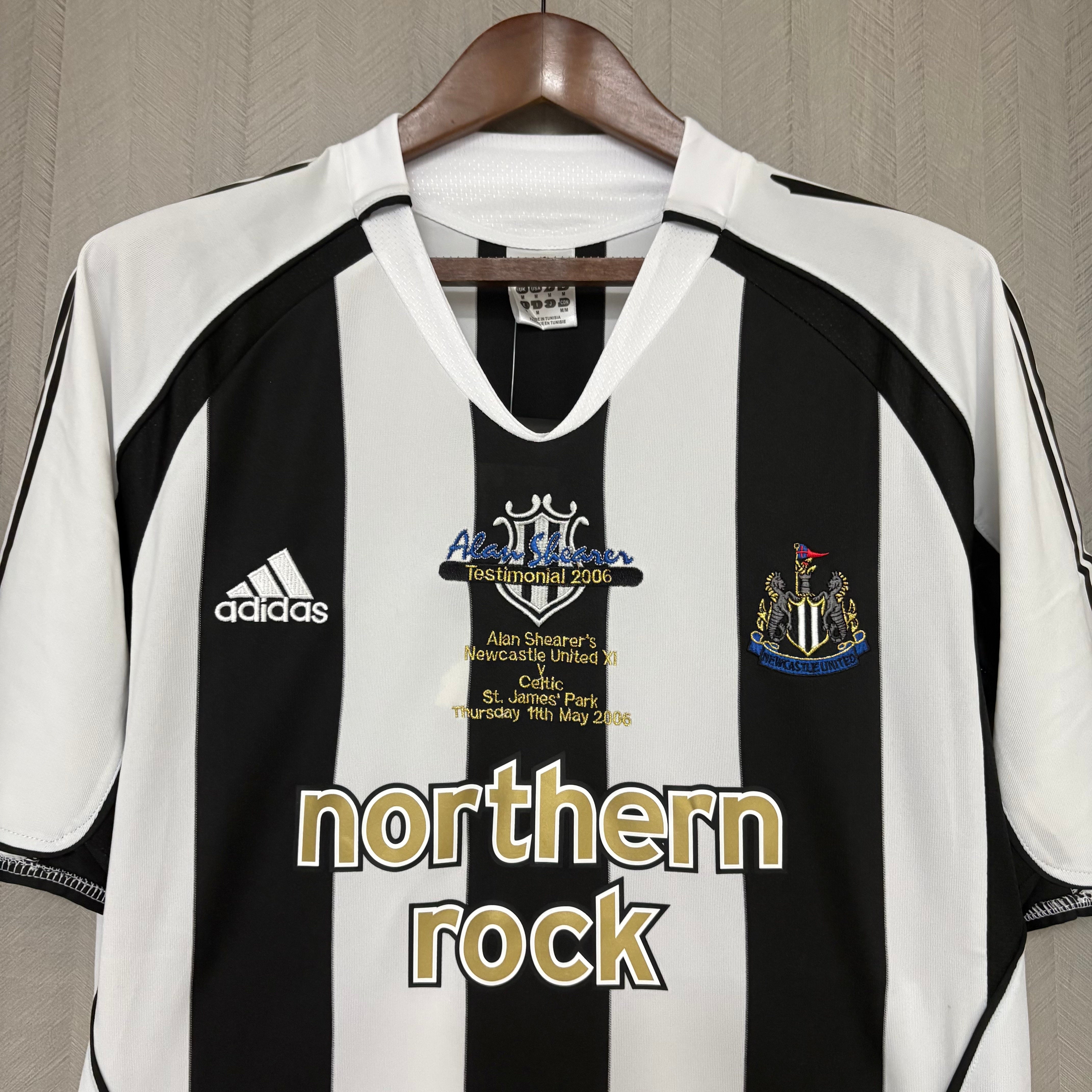 Retro 2006 Newcastle United Shearer Testimonial Jersey