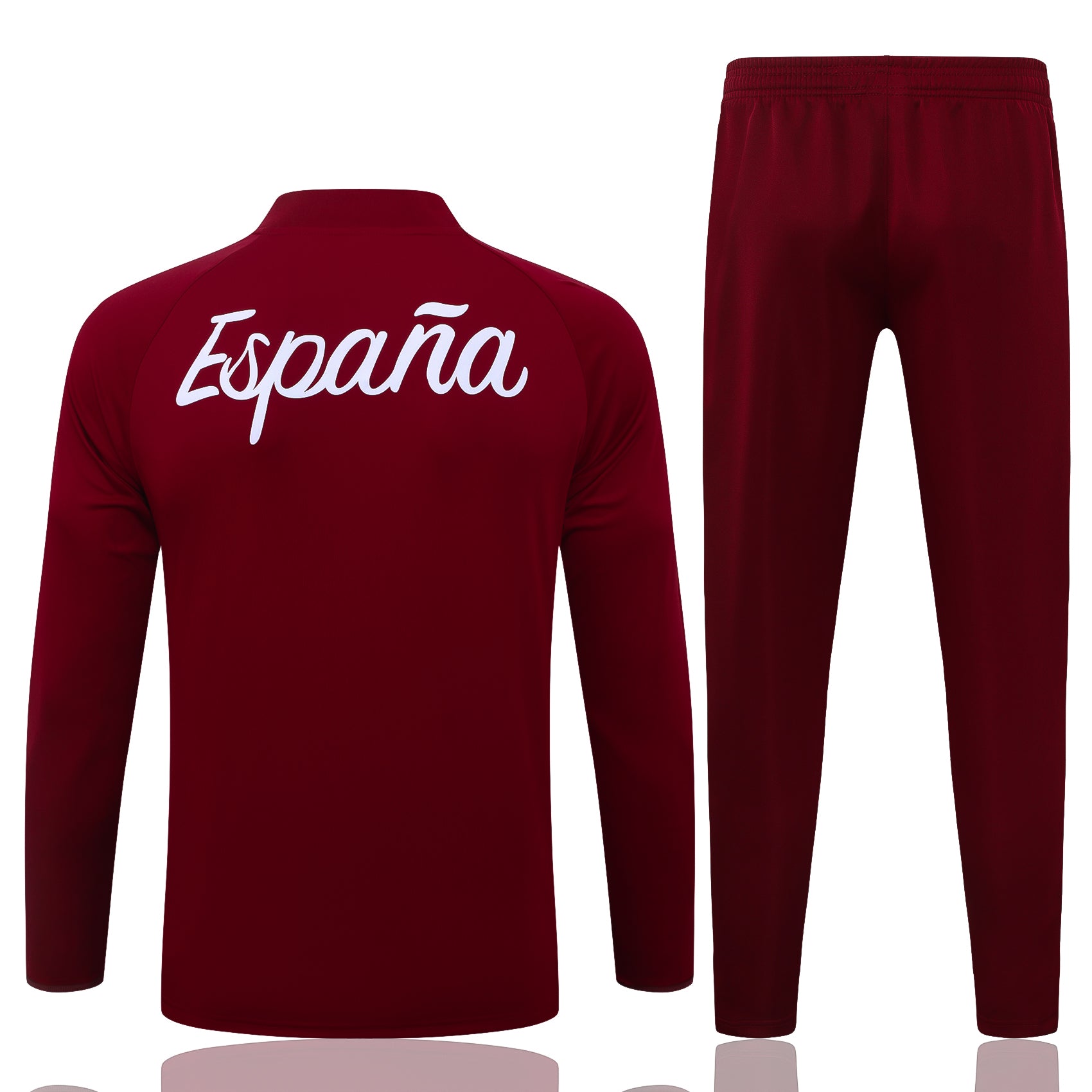 Tracksuit in medium-aged Spanish burgundy Spain