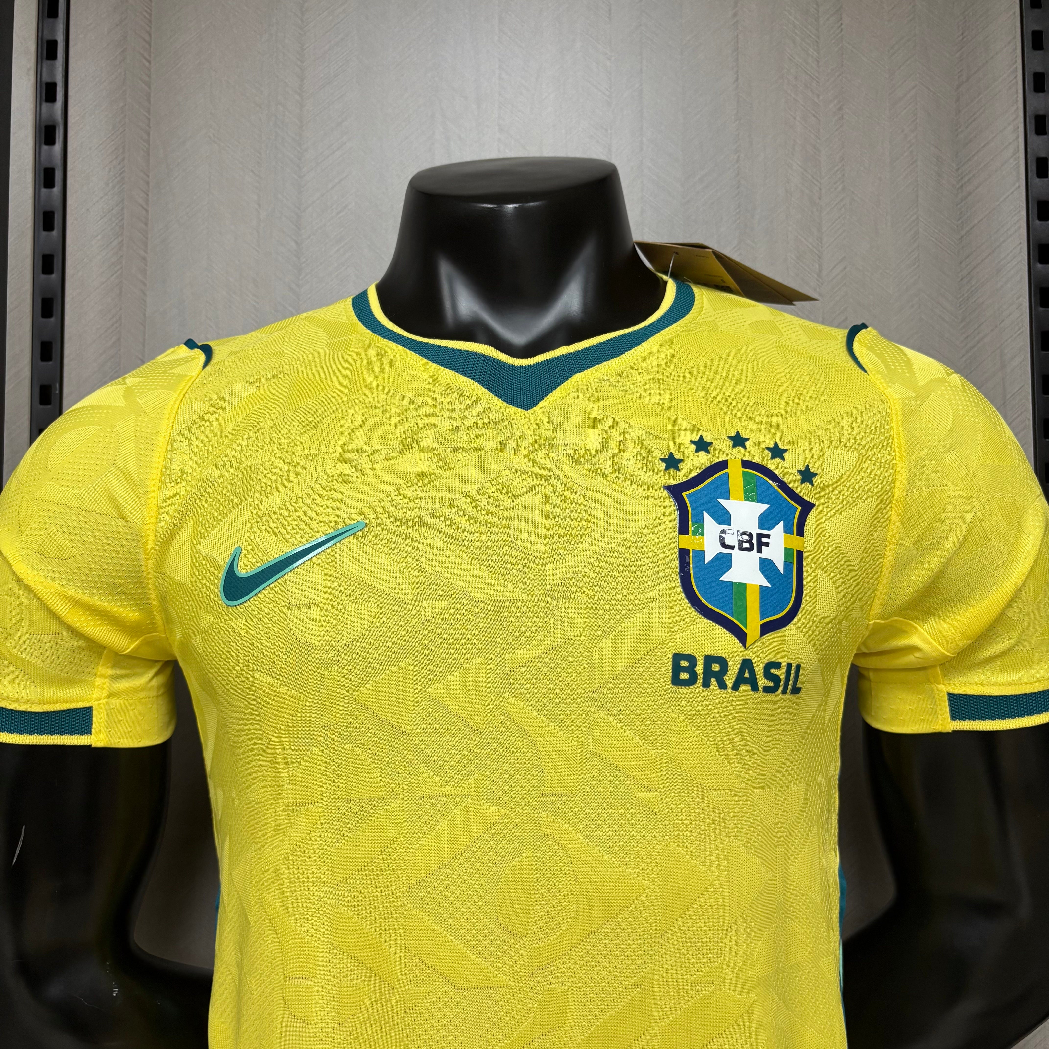 Player version 2026 Brazil home 1:1 Jersey