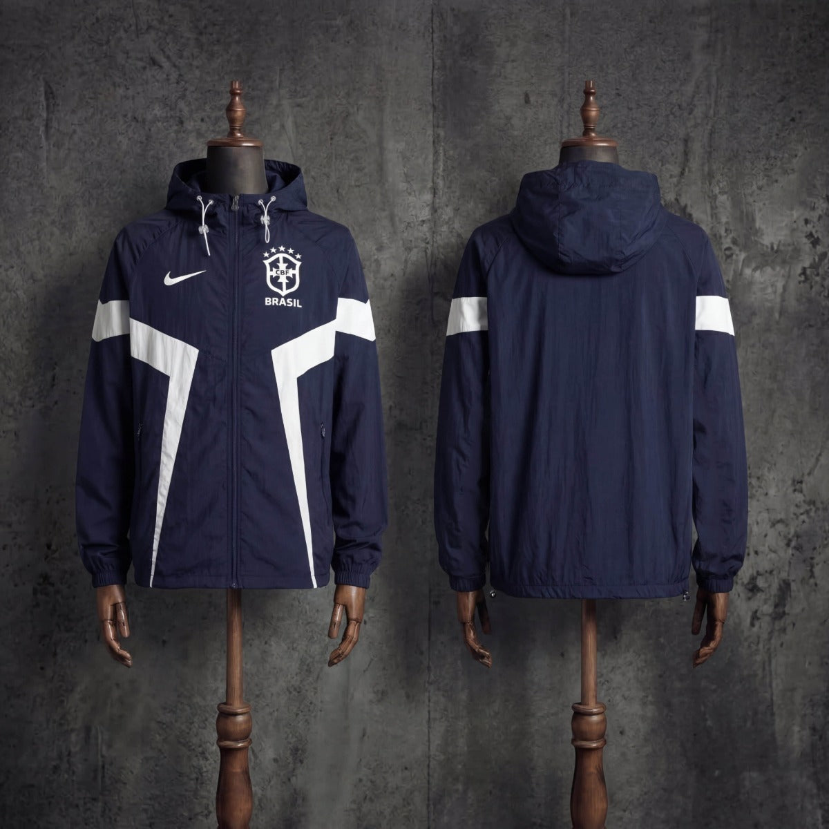 2026 Brazil Royal Blue Windbreaker