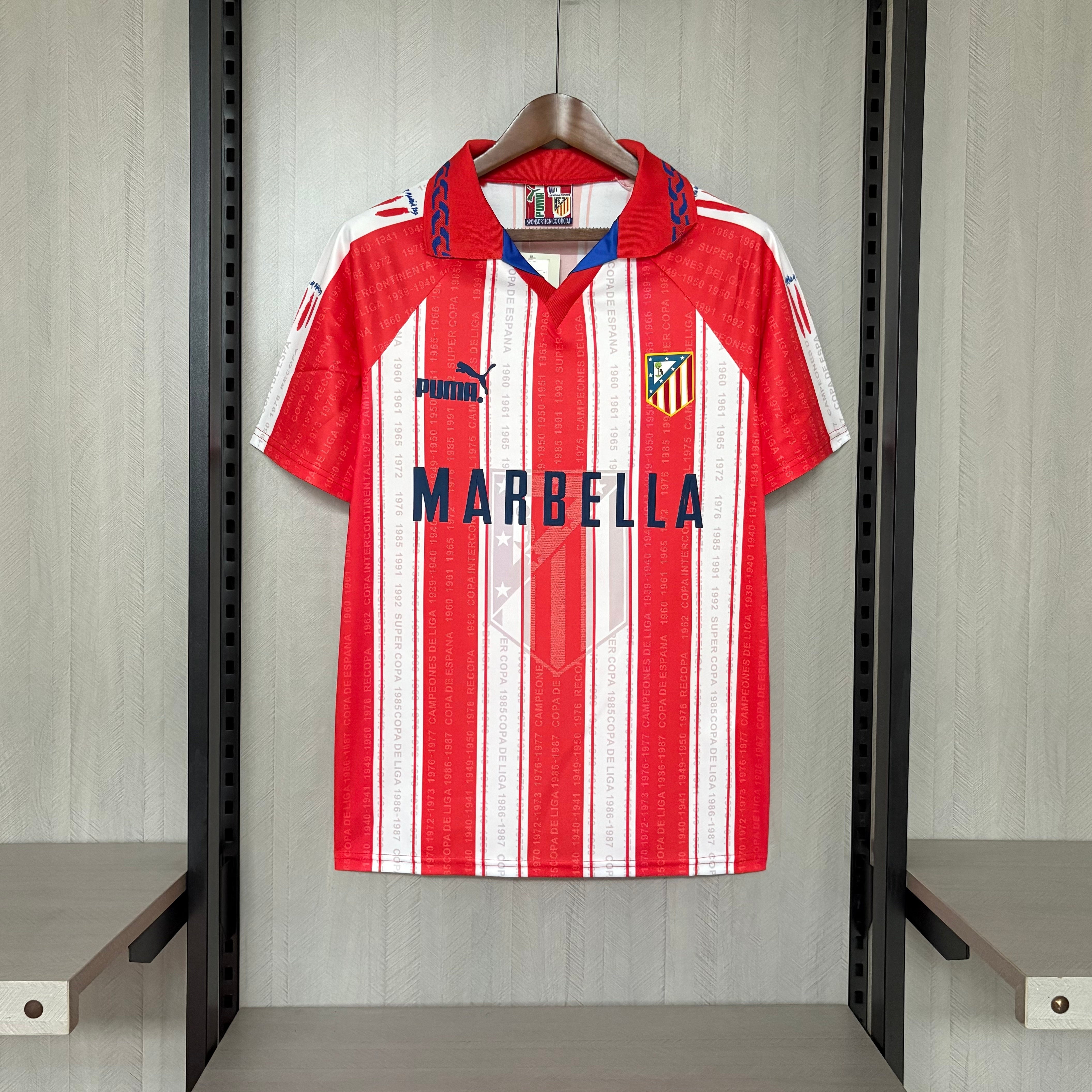 Retro Atletico Madrid 1995/96 home jersey